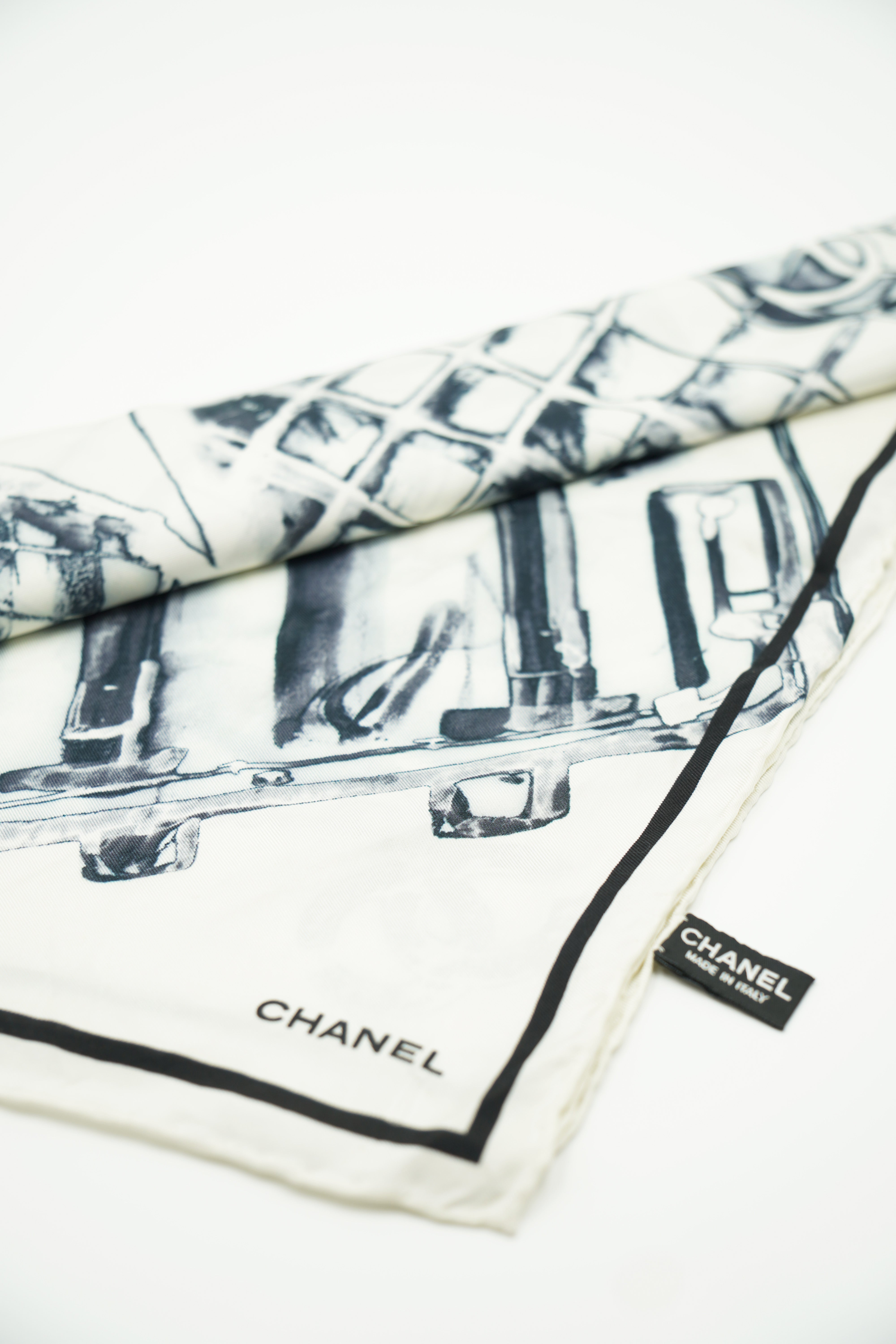 Foulard in seta Chanel