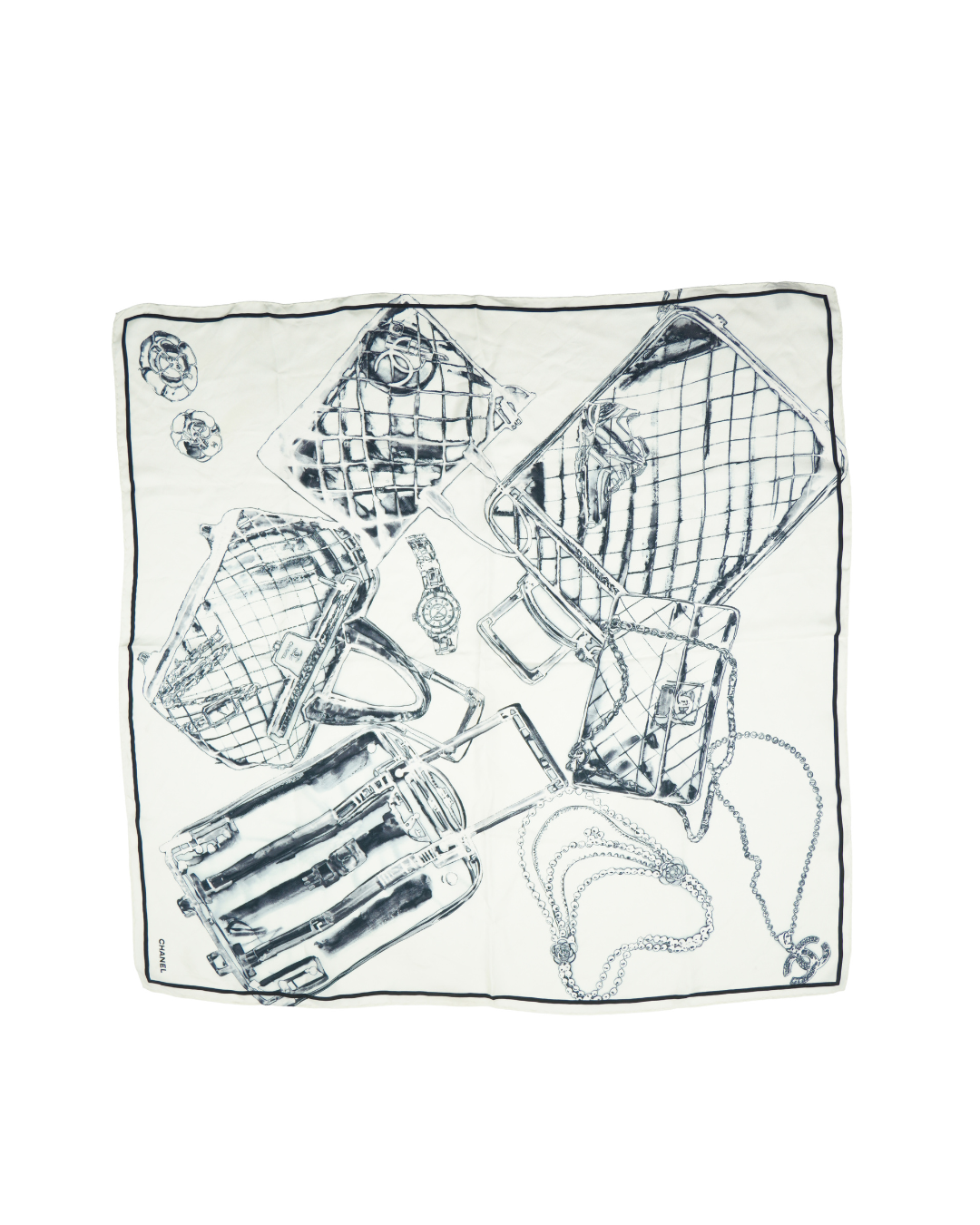 Foulard in seta Chanel