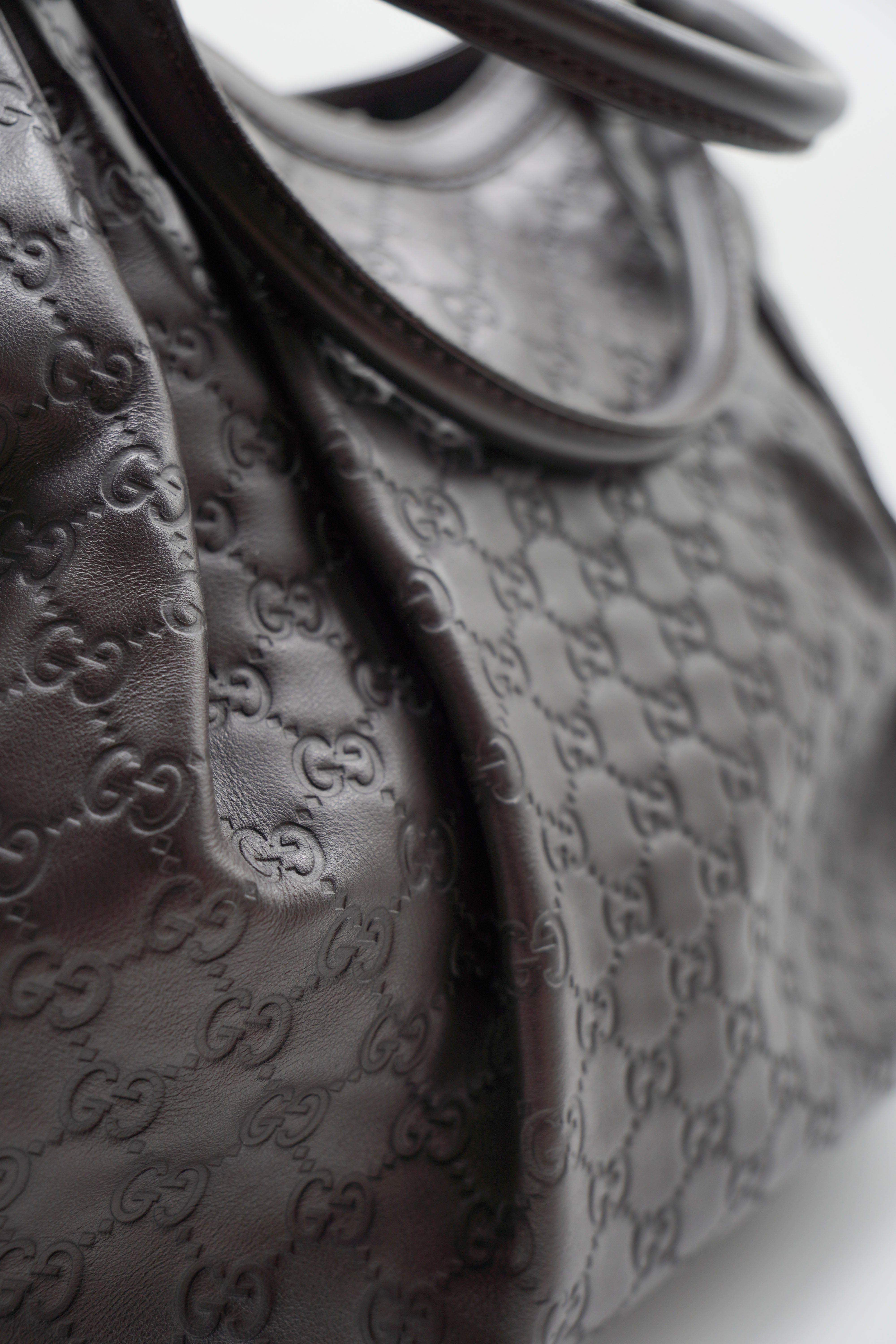 Gucci Tasche Sukey Grande aus braunem Guccissima-Leder — Gebraucht Authentisch