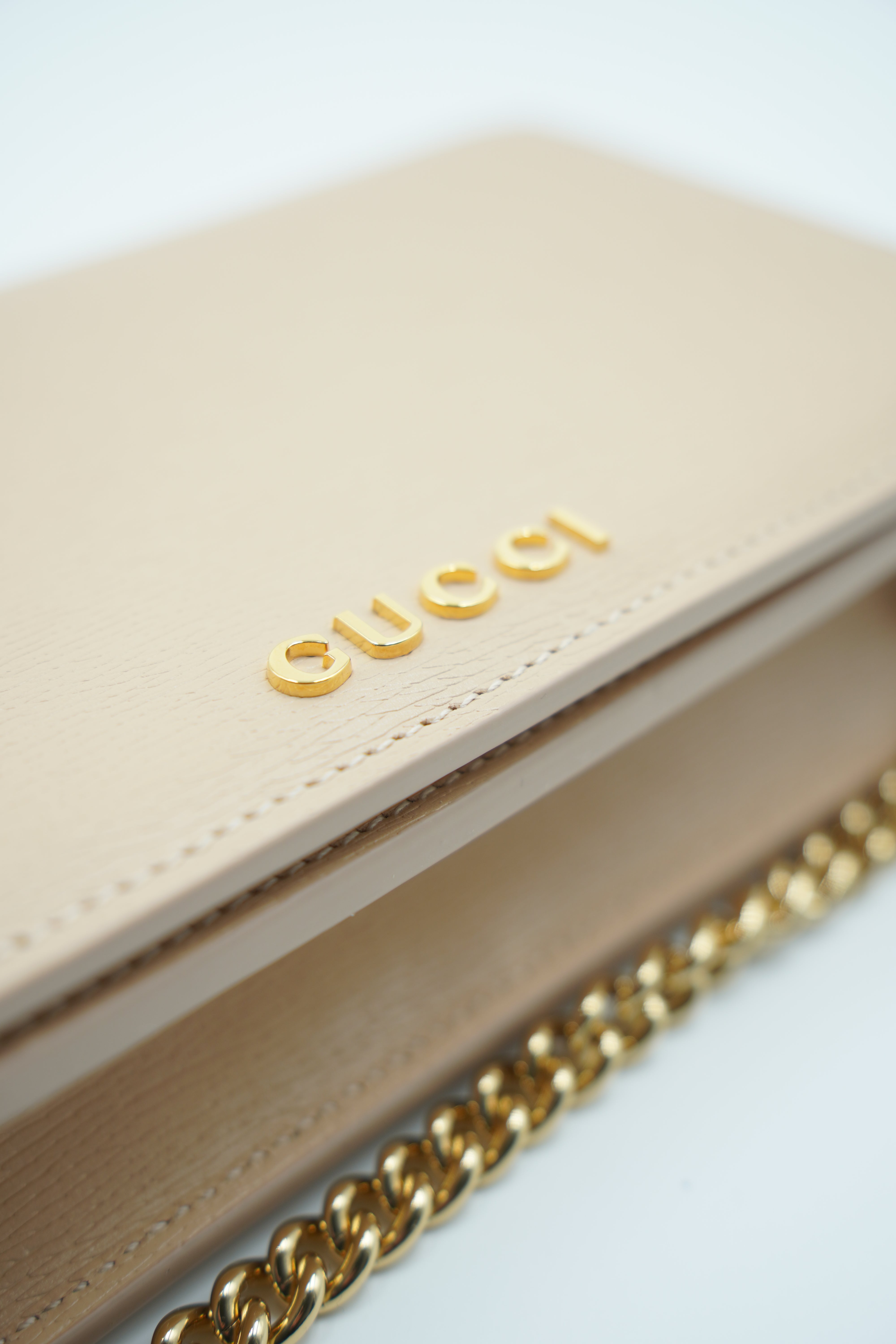 Gucci Nude Wallet On Chain Bag - Authentic Used