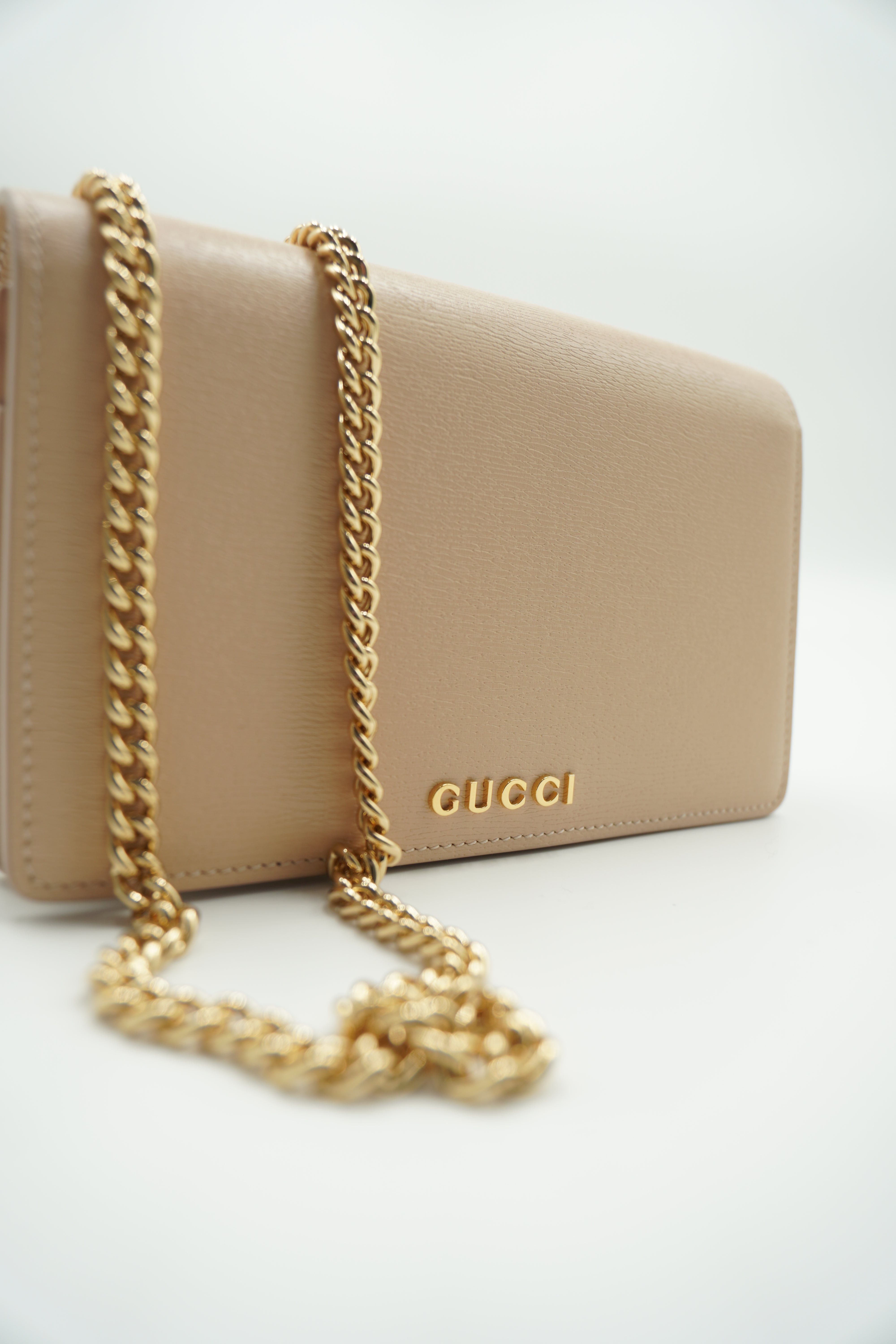 Gucci Nude Wallet On Chain Bag - Authentic Used