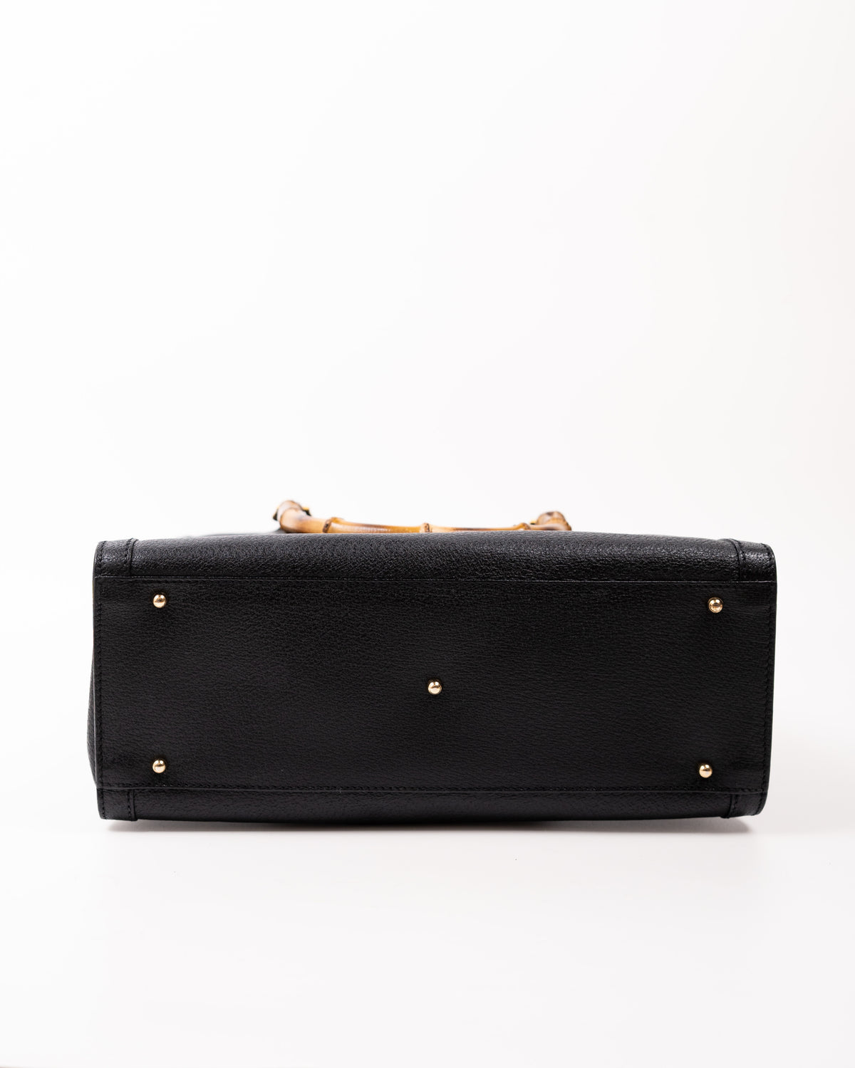 Gucci Borsa Diana Bamboo Media Pelle Martellata Nera pre-owned certificata - Aurea Luxury Lab