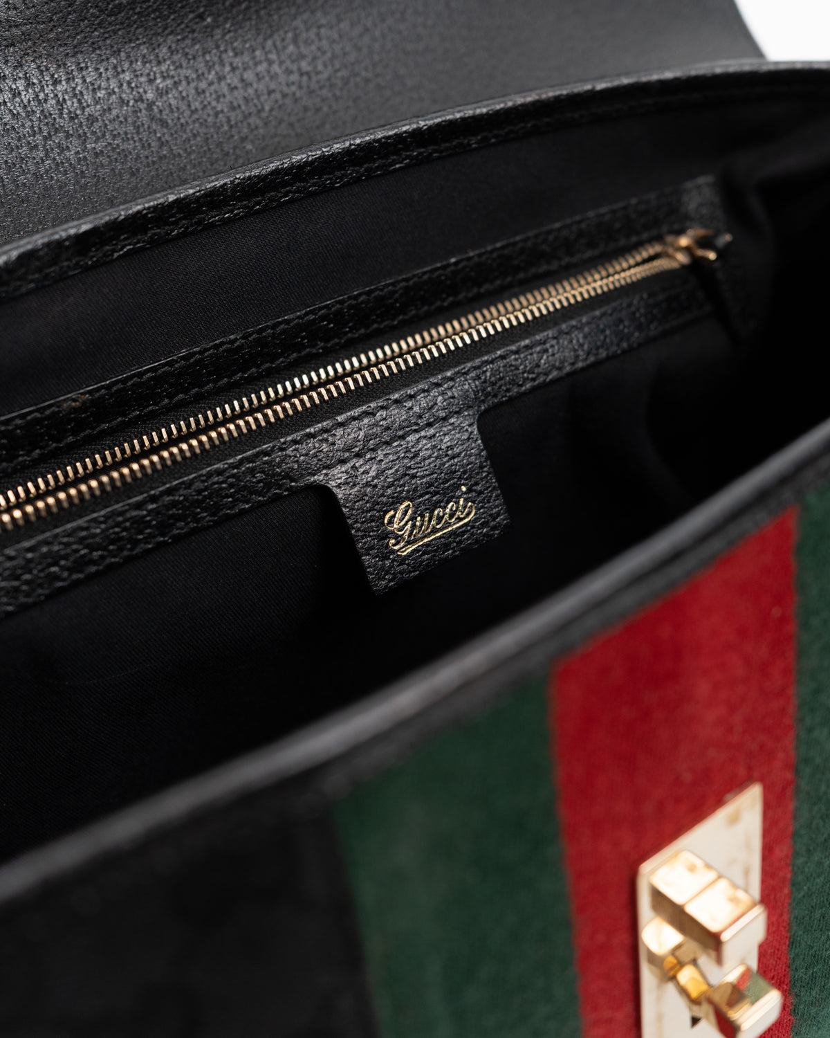 Gucci Borsa Bamboo Bullet Pelle Martellata Nera second hand luxury - Aurea Luxury Lab