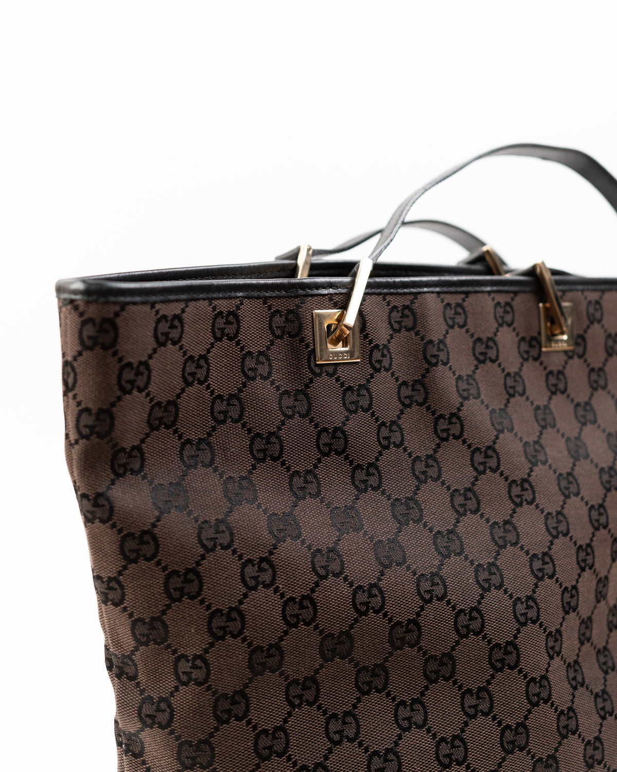 Gucci Borsa Tote Tela GG Marrone second hand luxury - Aurea Luxury Lab