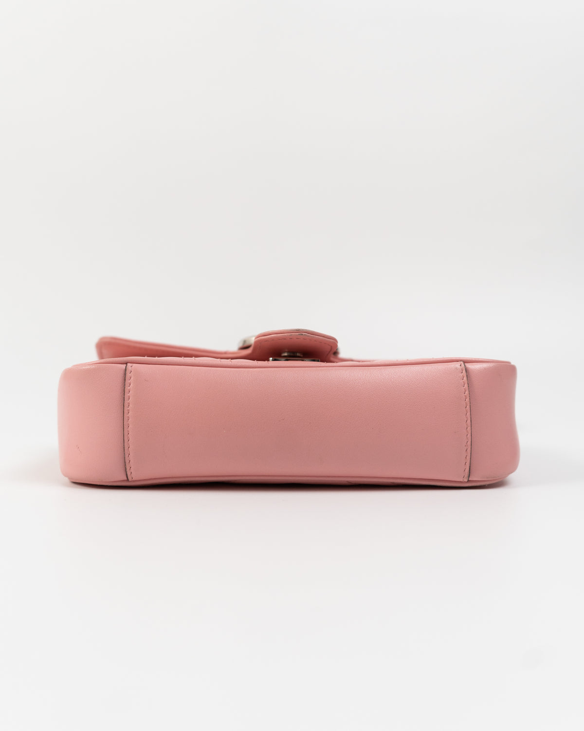 Gucci Borsa GG Marmont Small Pelle Matelassé Rosa second hand luxury - Aurea Luxury Lab