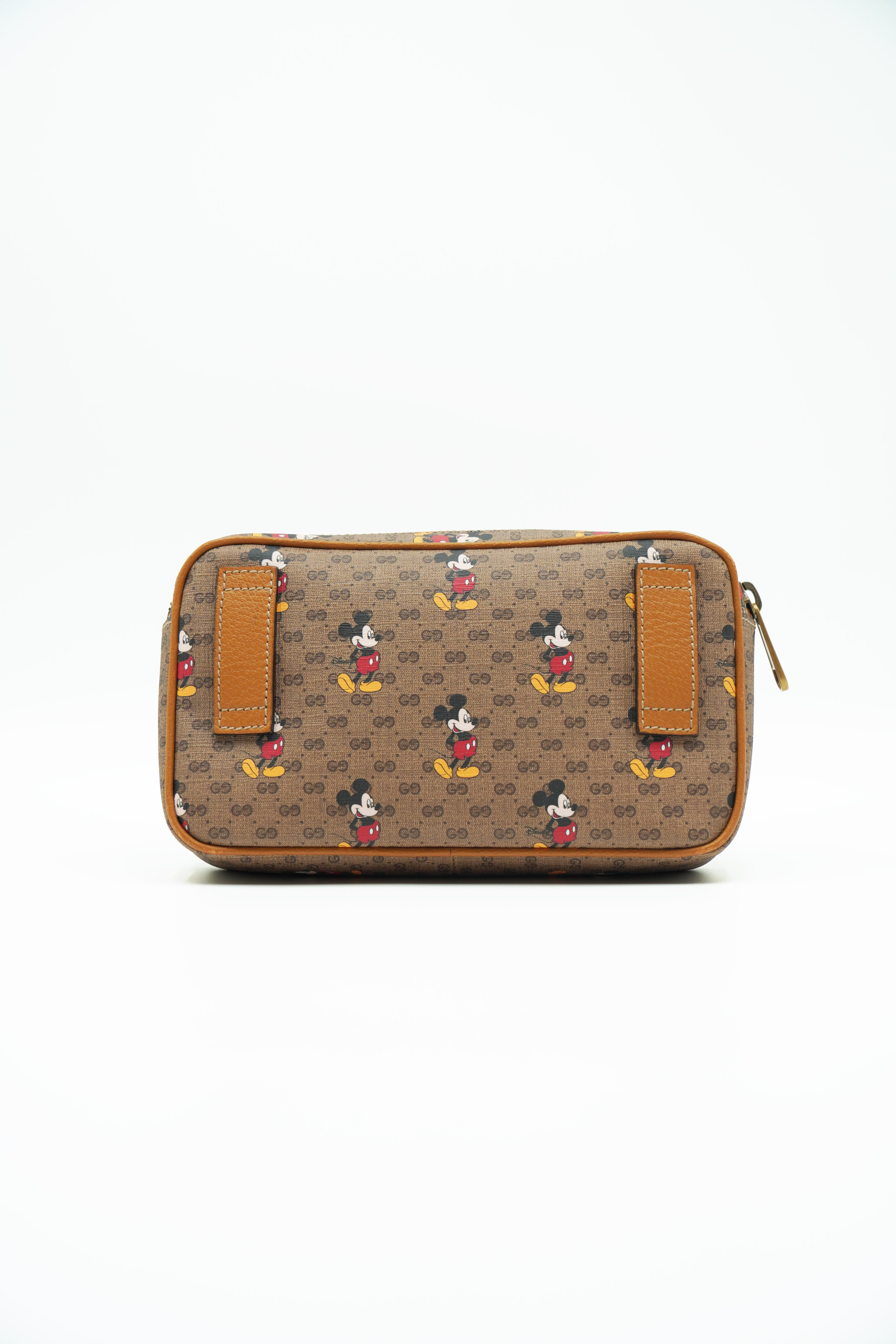 Gucci Disney Marsupio Bag In Beige GG Supreme Canvas - Authentic Used