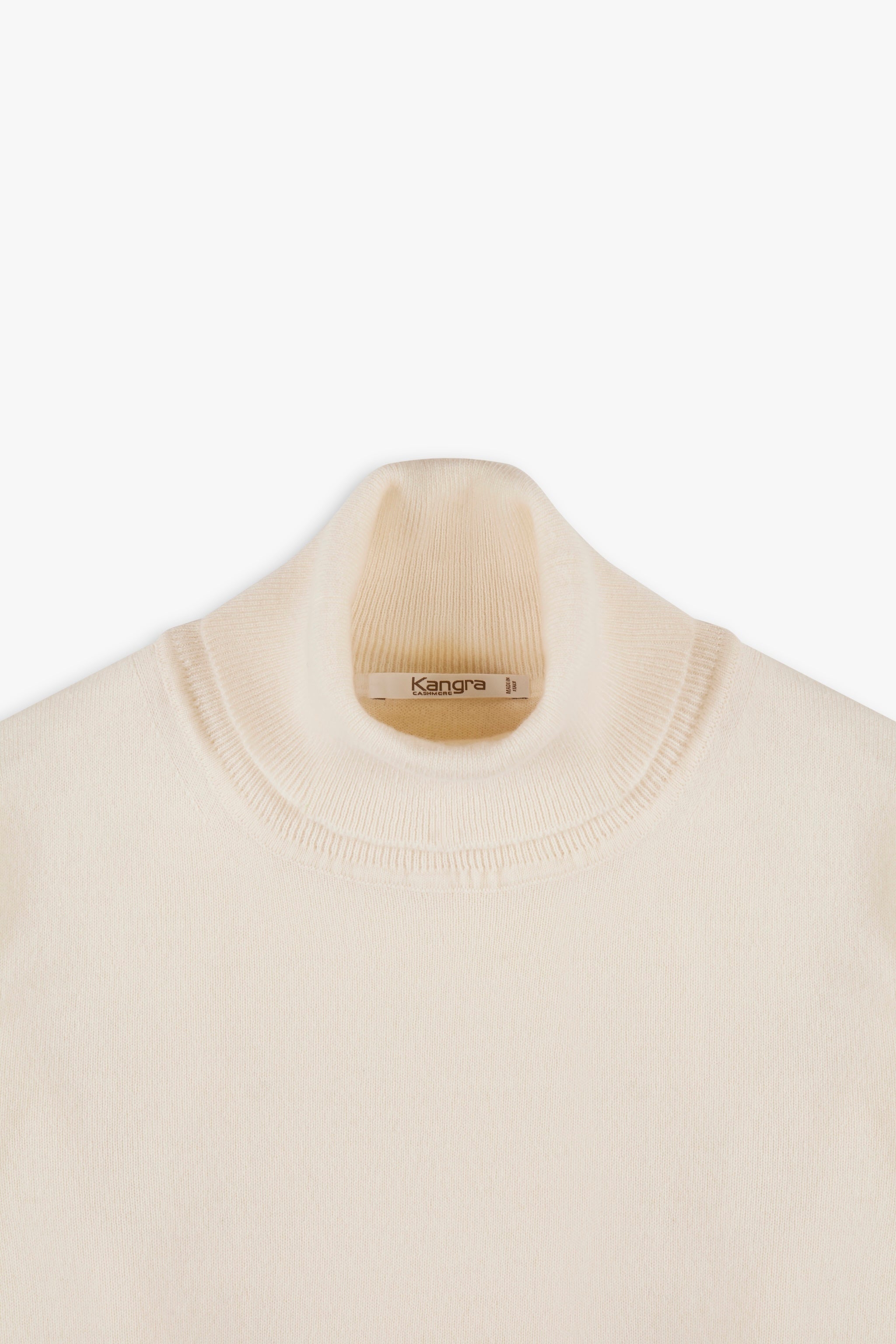 Kangra Men's Basic Shaved Turtleneck 100% Cashmere
