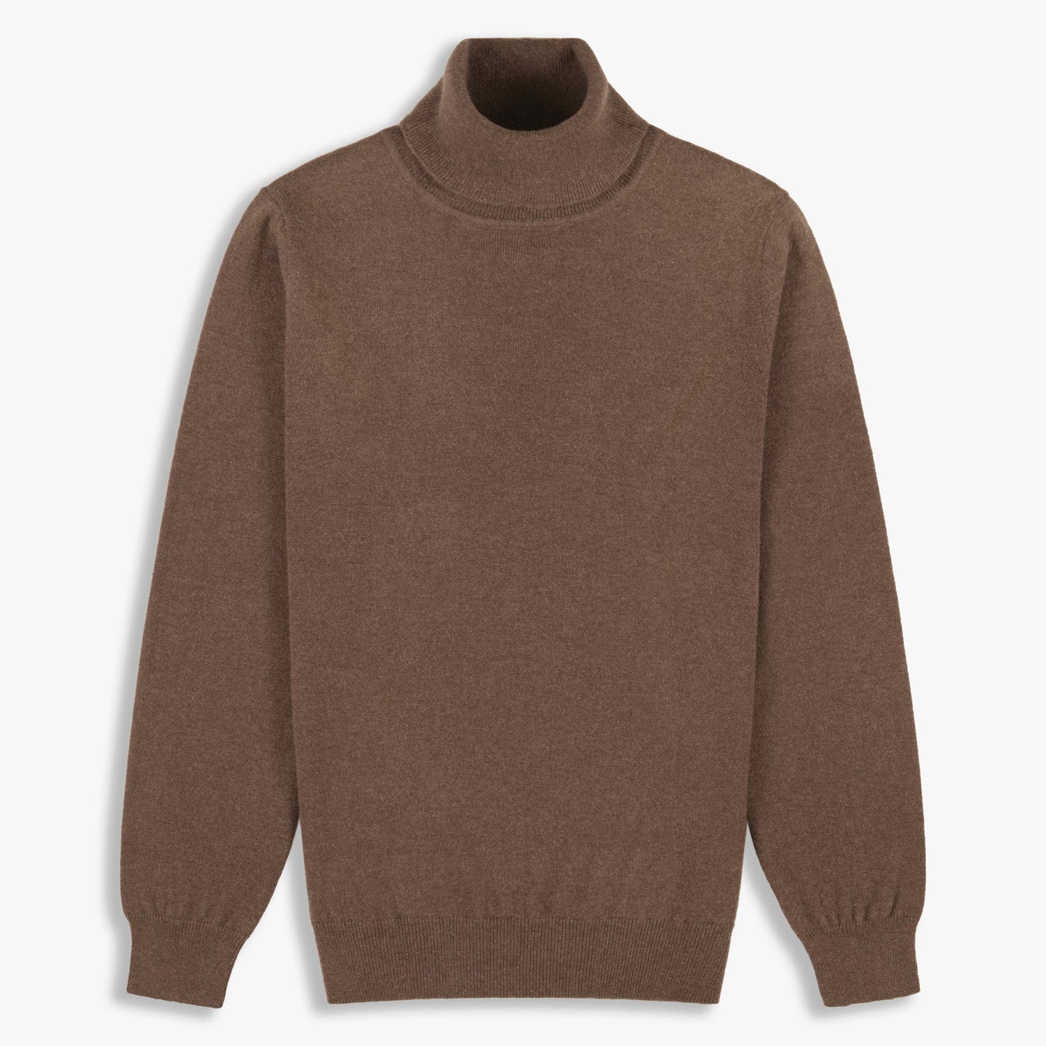 Kangra Men's Basic Shaved Turtleneck 100% Cashmere