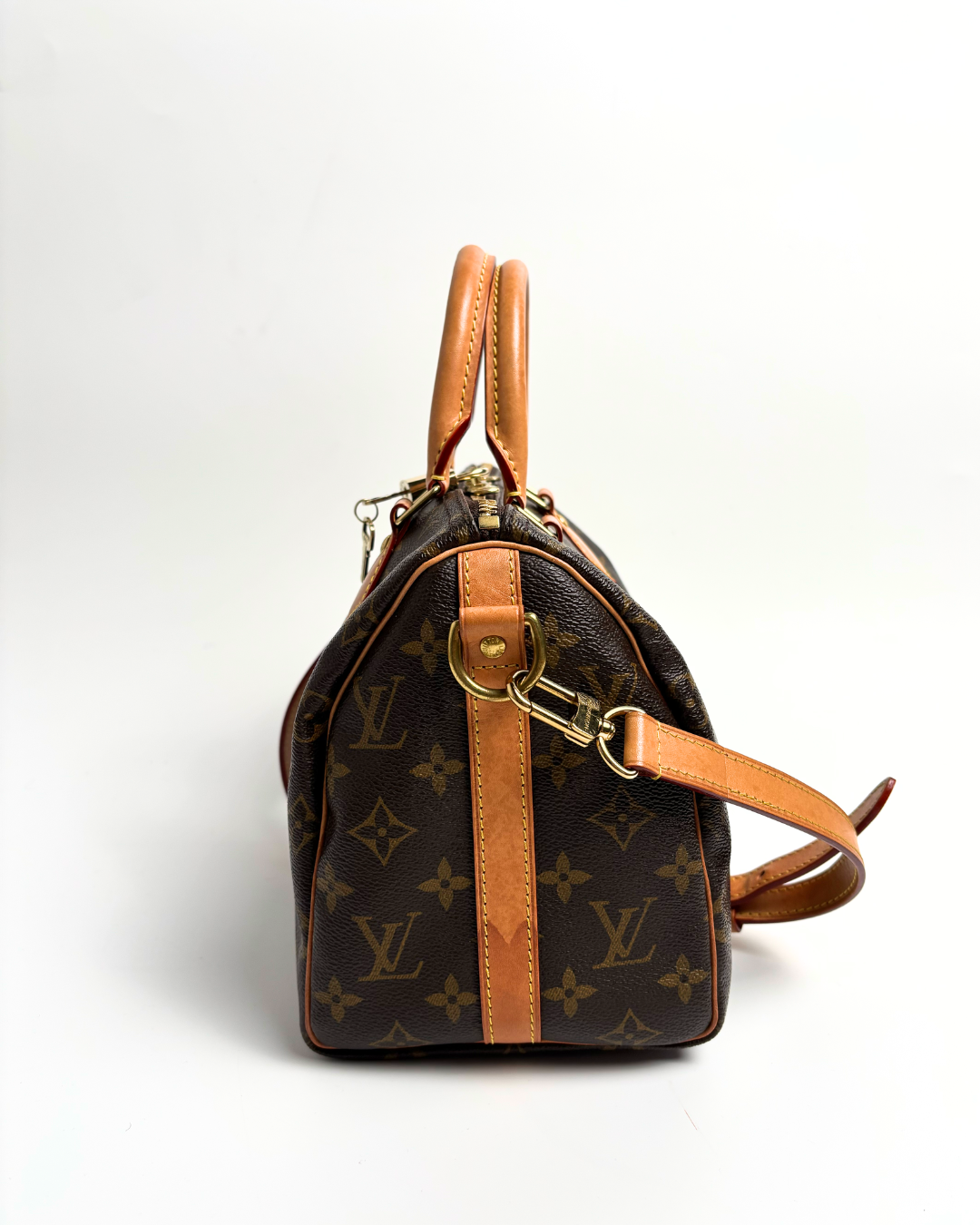 Louis Vuitton Borsa Speedy Bandoulière 25 Tela Monogram Marrone pre-owned certificata - Aurea Luxury Lab
