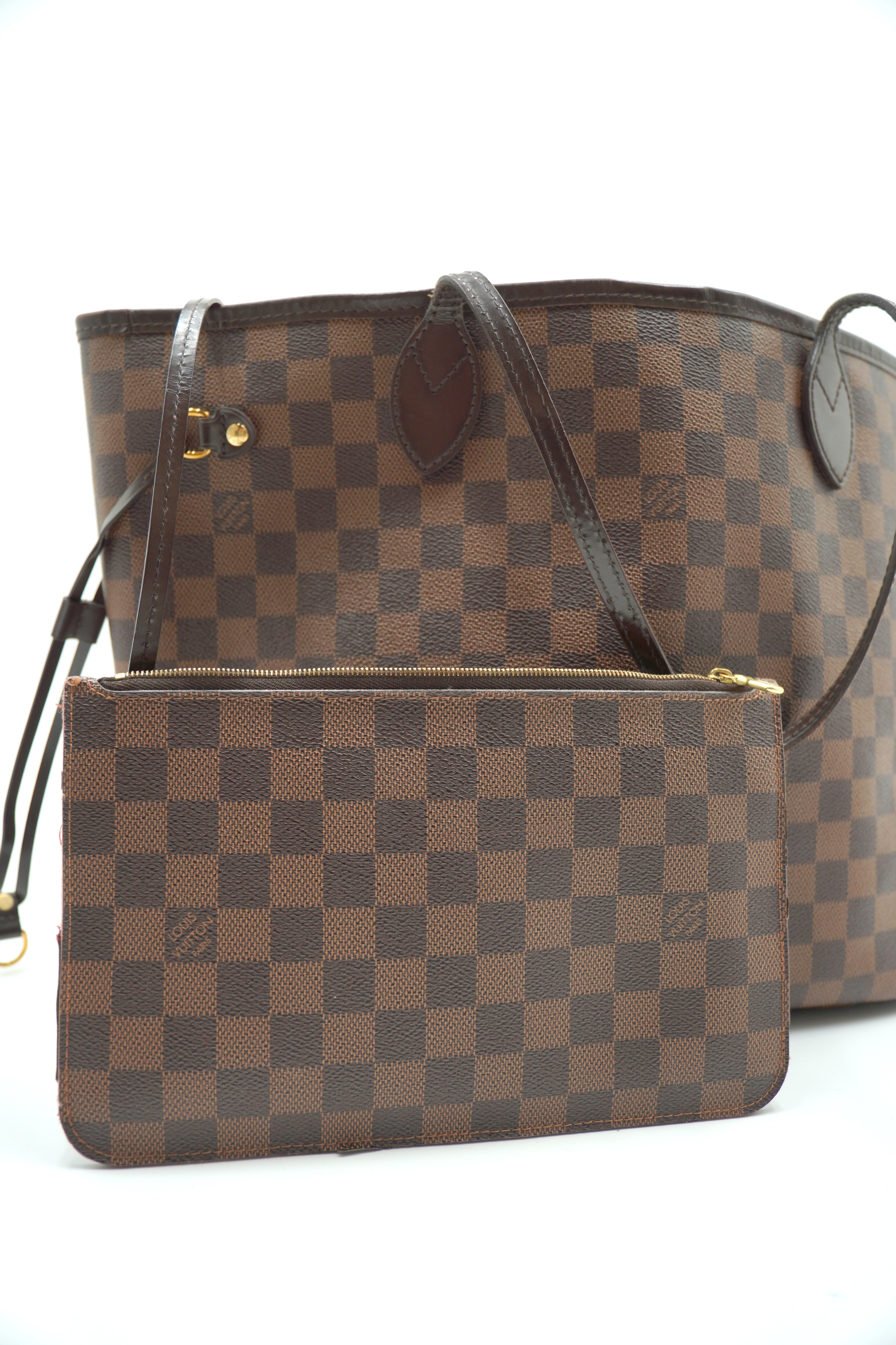 Louis Vuitton Neverfull MM Damier Ebene Bag - Pre-owned Authentic