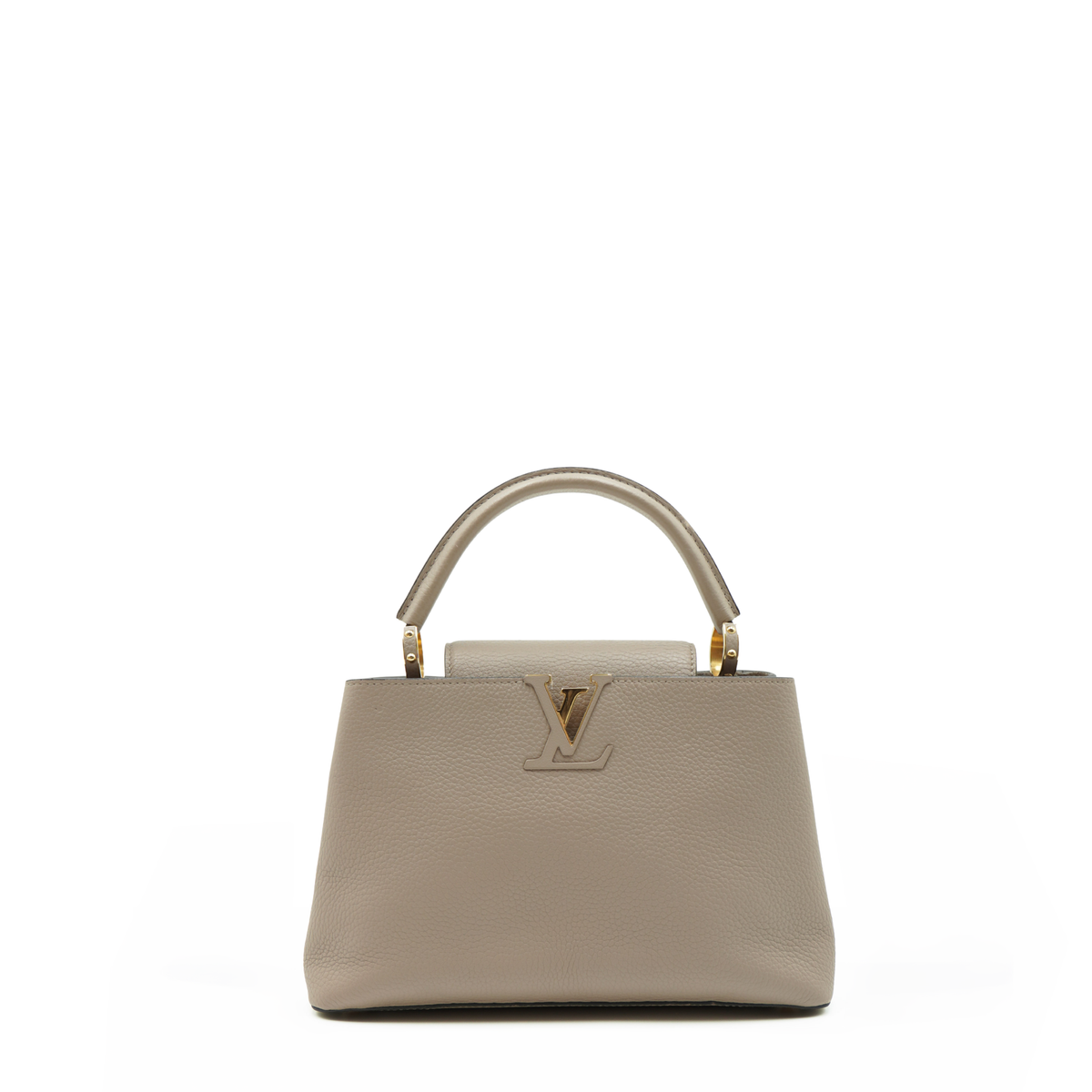 Louis Vuitton Capucines BB Bag Galet Beige Leather - Pre-owned