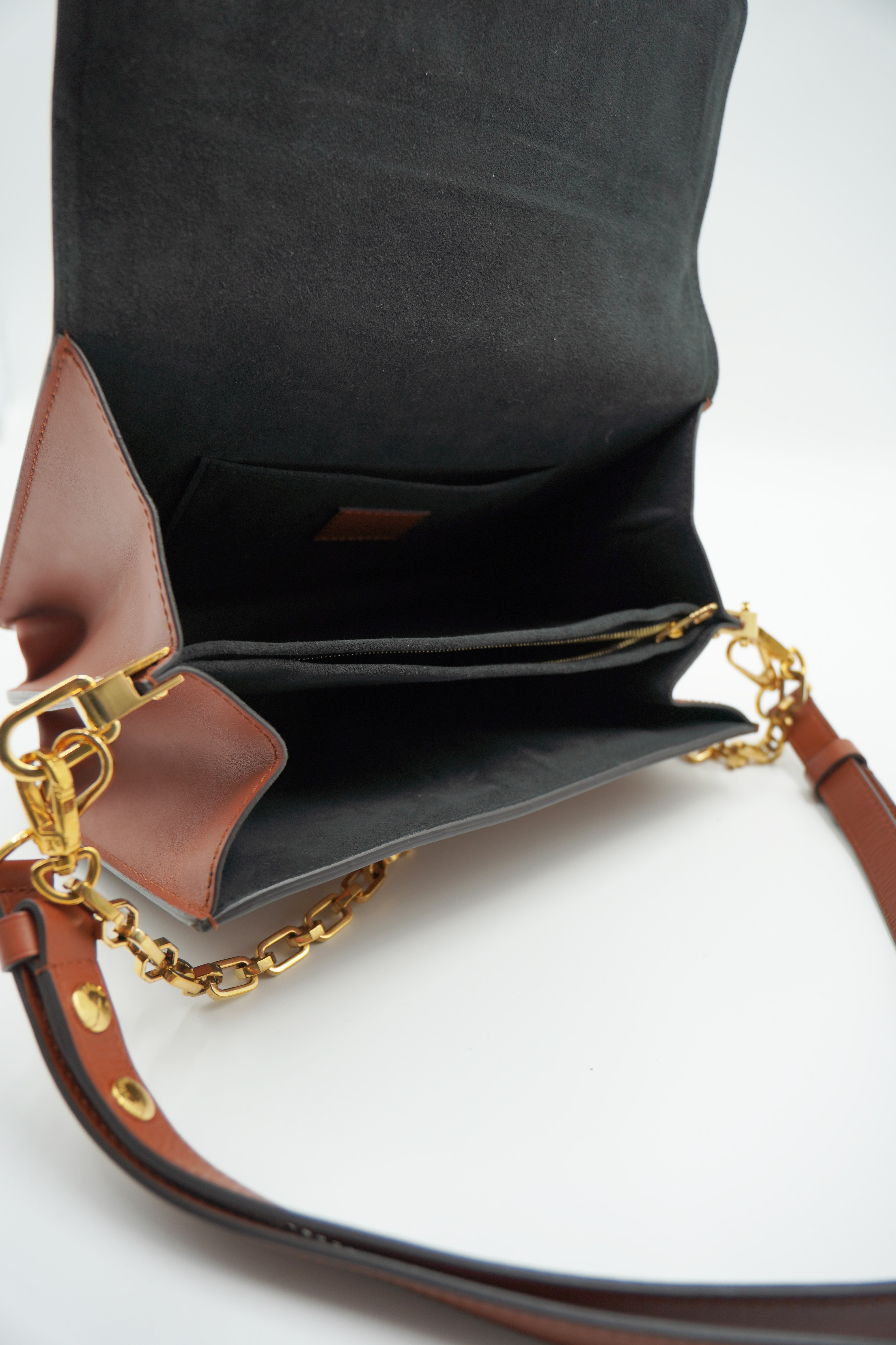 Louis Vuitton Borsa Dauphine MM Monogram Marrone Reverse borsa usata autentica - Aurea Luxury Lab