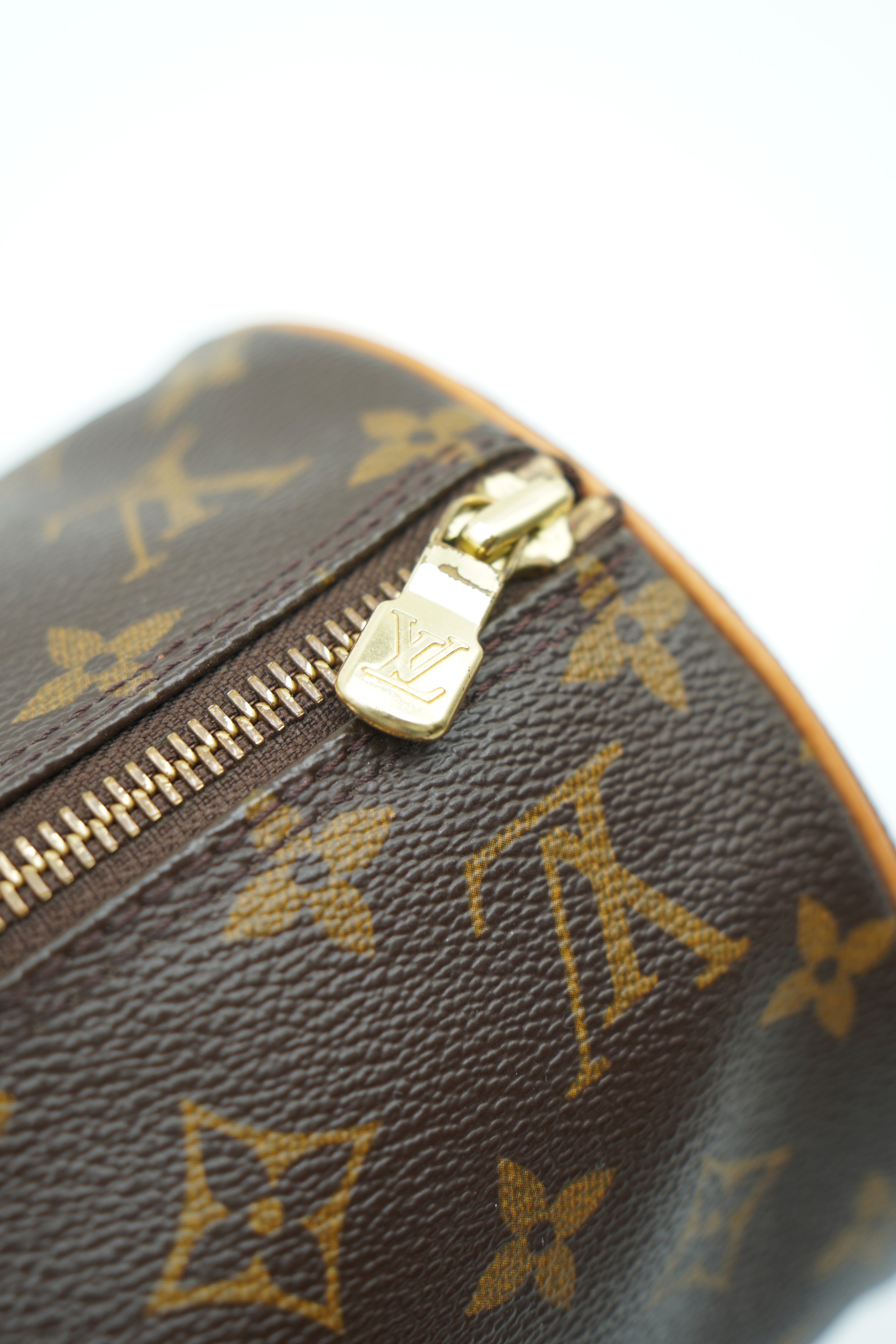 Conjunto de bolso Louis Vuitton Papillon Monogram con mini clutch