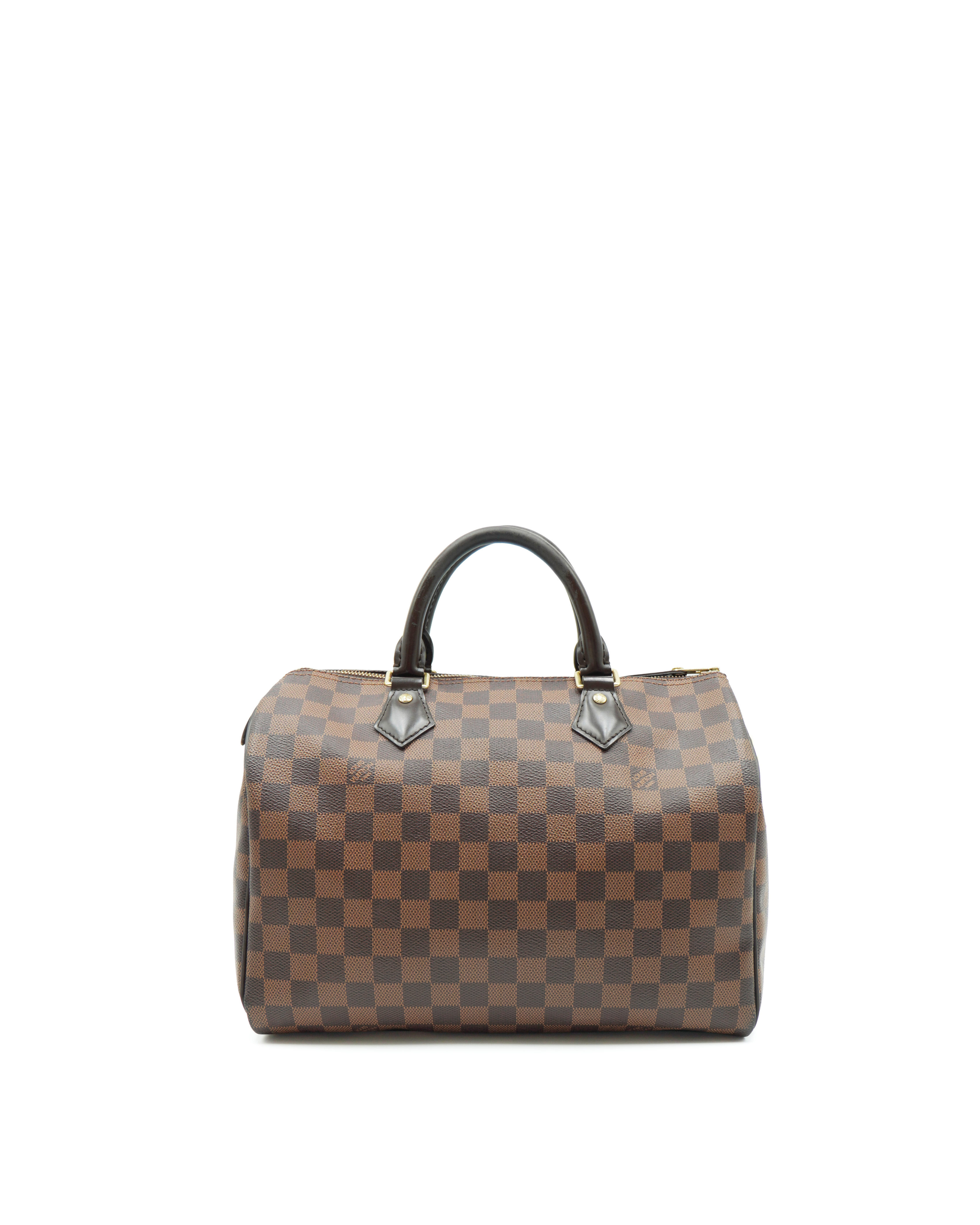 Louis Vuitton Borsa Speedy 30 Damier Ébène Full Kit - Usata Autentica