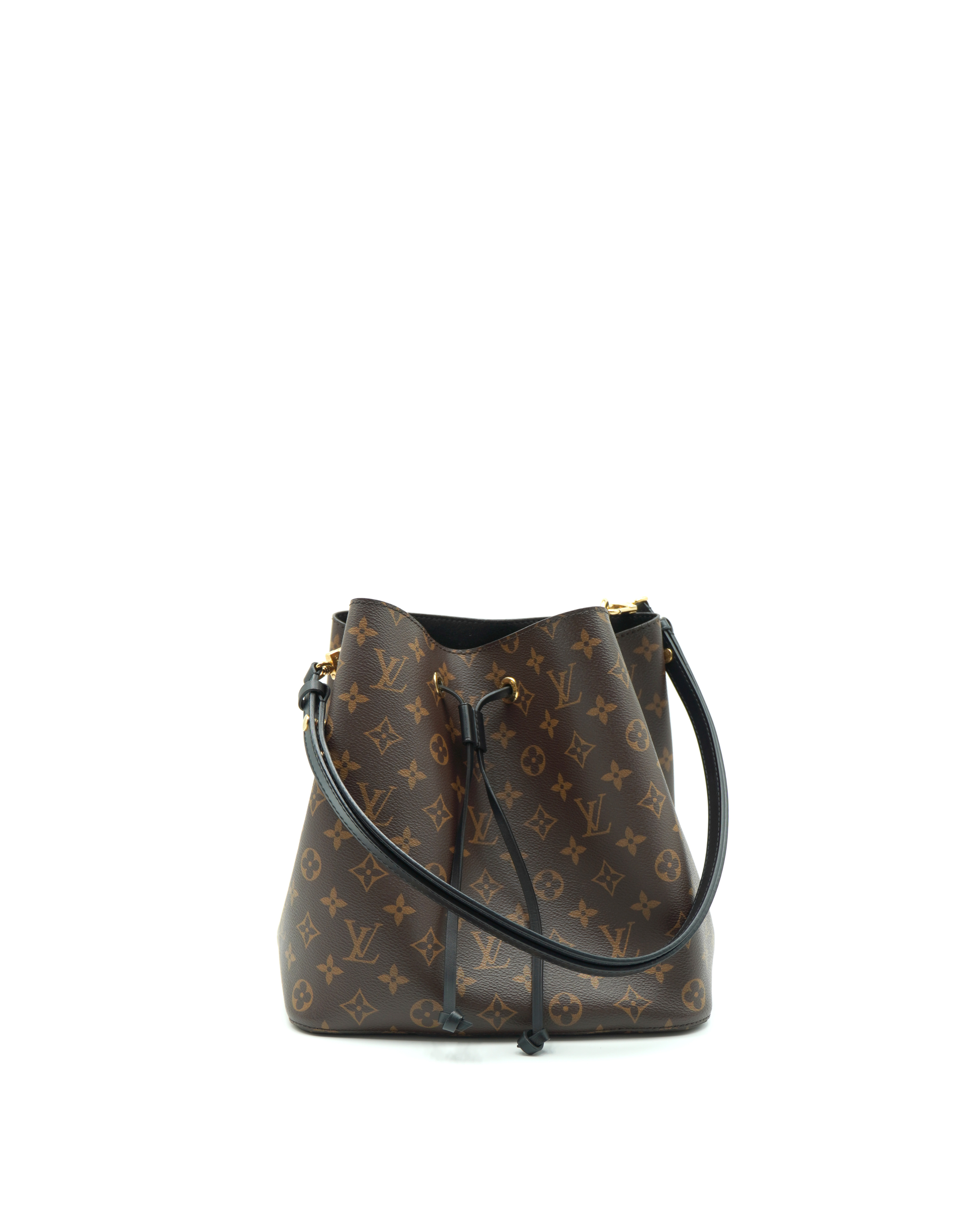 Louis Vuitton Borsa Neo Noè Monogram e Pelle Nero - Usata Autentica