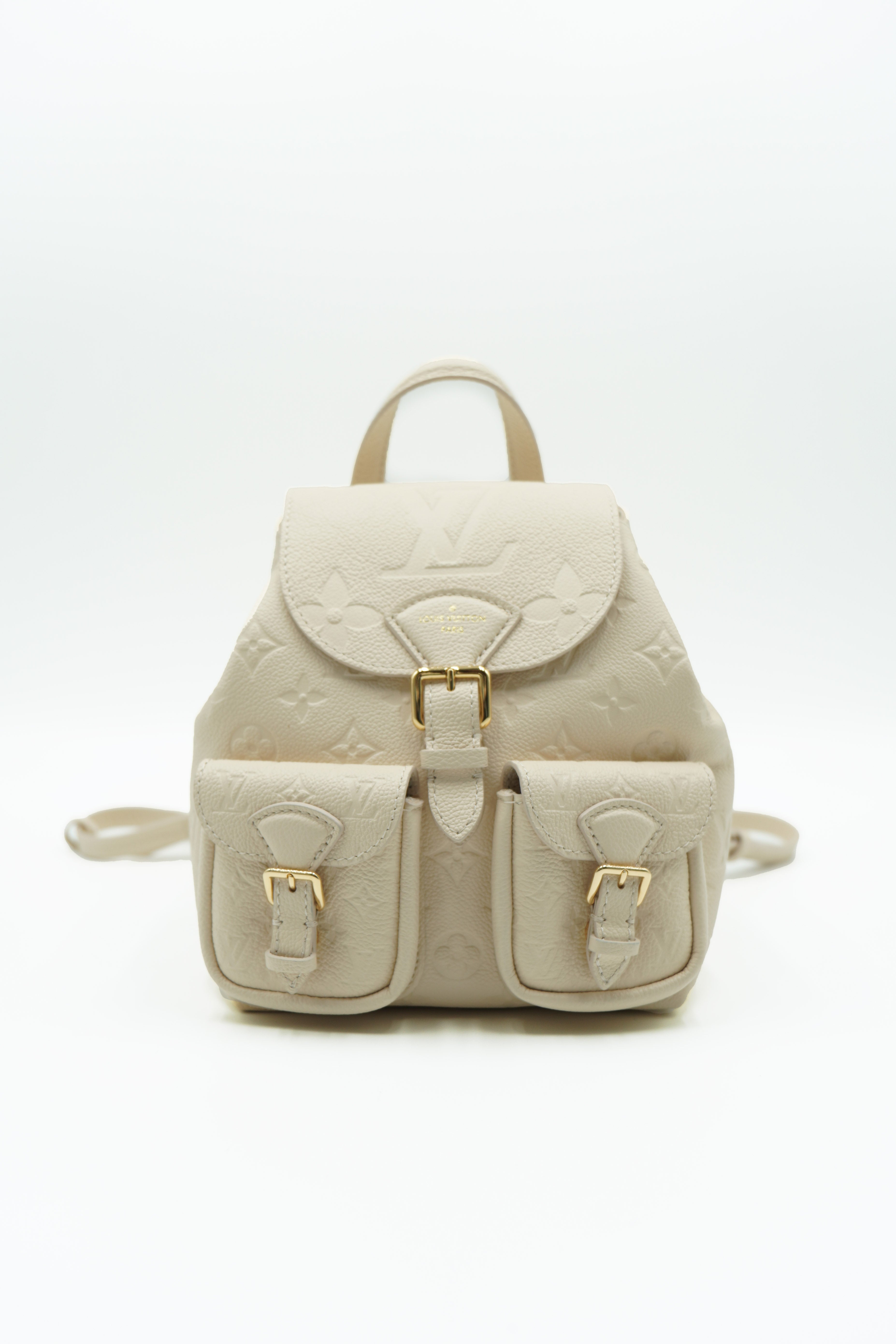 Louis Vuitton Backup Leather Backpack Milk