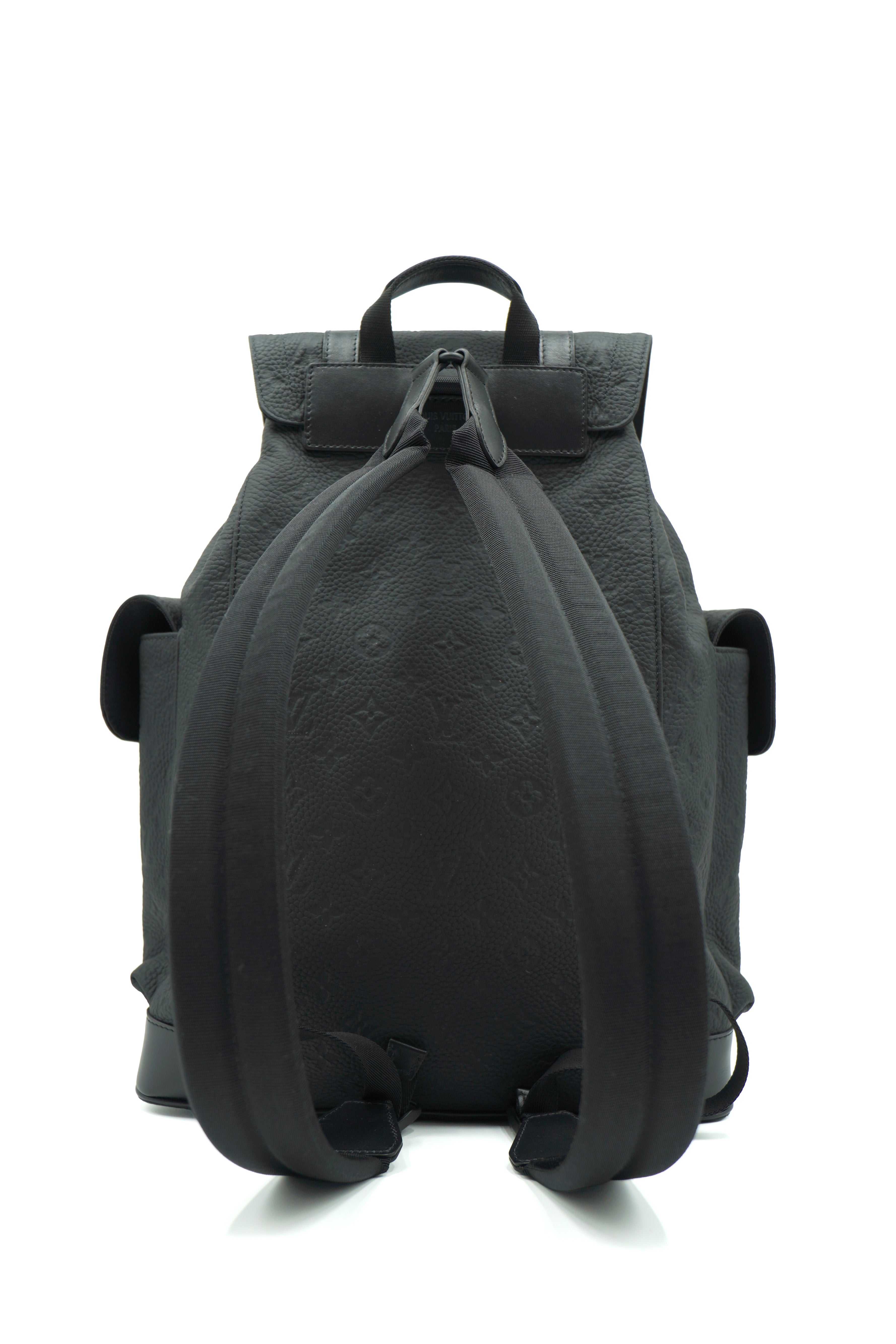 Louis Vuitton Christopher MM Backpack Taurillon Leather - Authentic Used