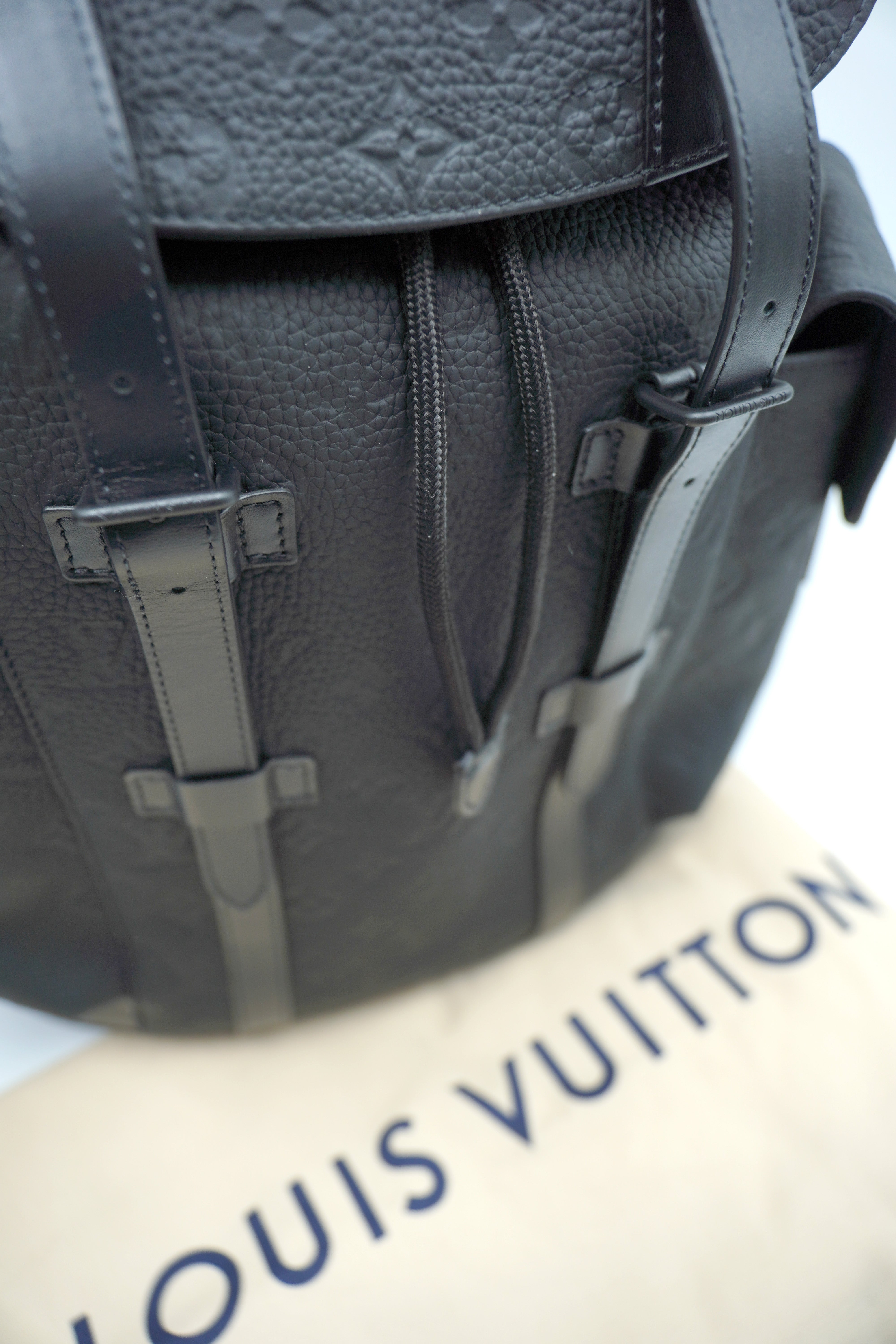 Louis Vuitton Christopher MM Taurillon Leather Backpack