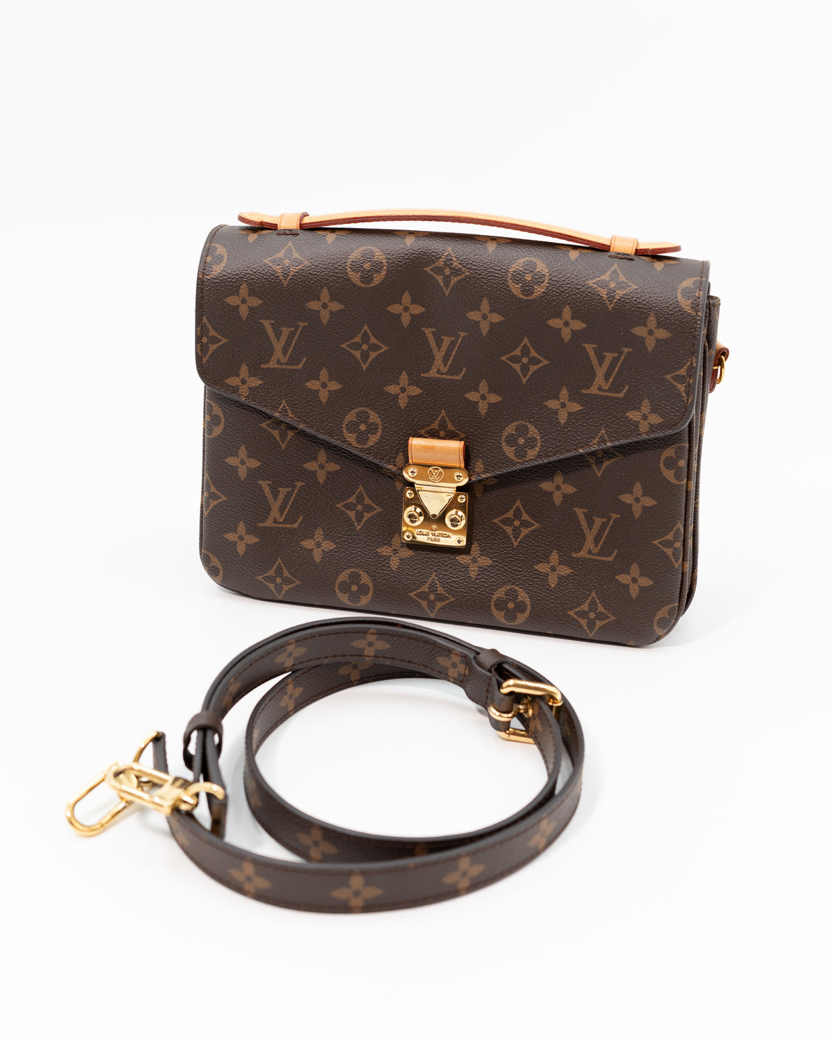 Louis Vuitton Borsa Pochette Métis Monogram Vacchetta Chiara luxury resale autentica - Aurea Luxury Lab