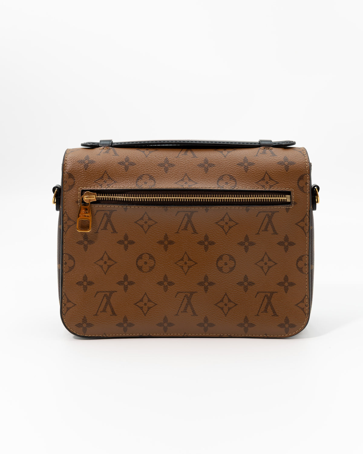 Louis Vuitton Borsa Pochette Métis Monogram Reverse vista posteriore usata autentica - Aurea Luxury Lab