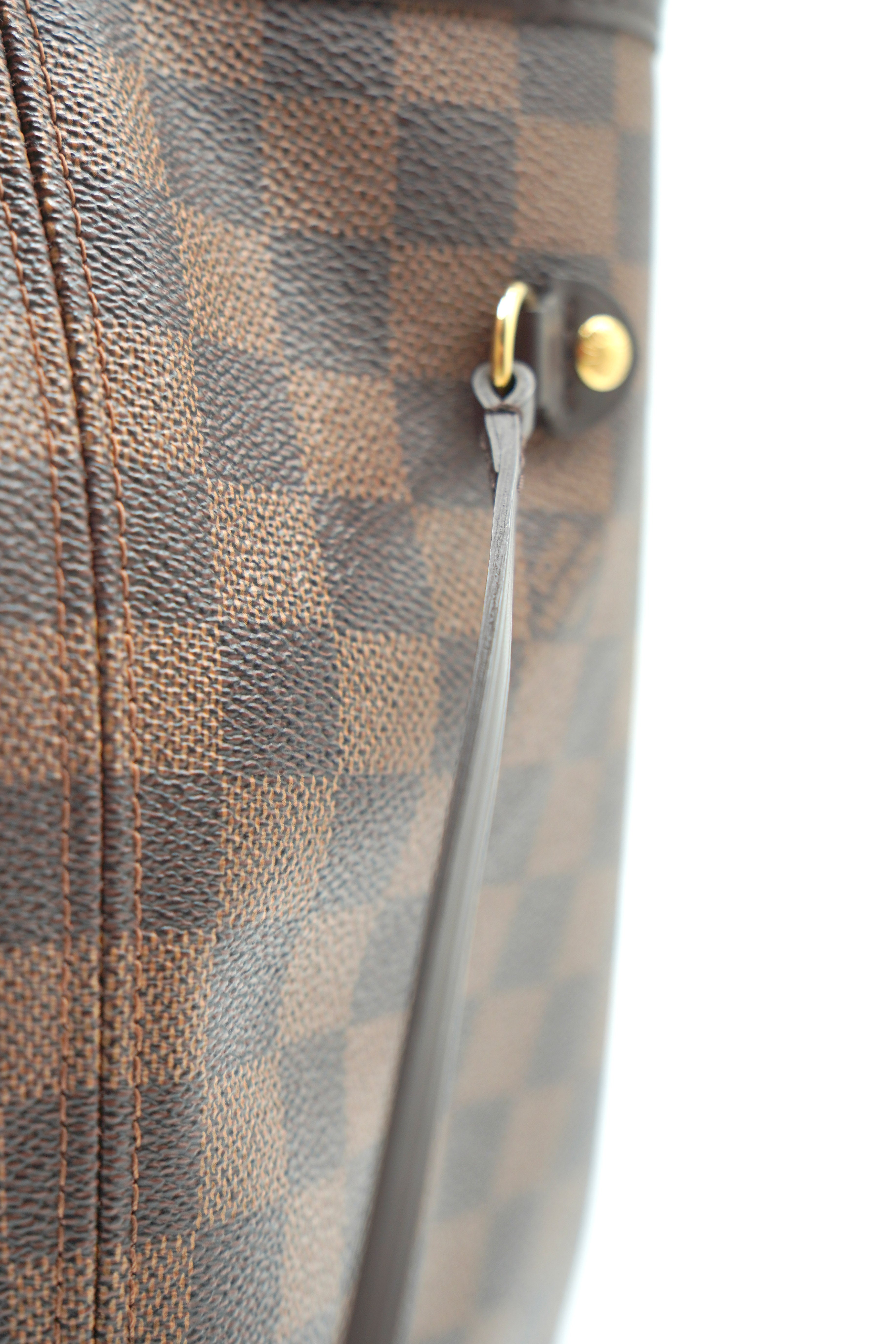 Louis Vuitton Neverfull MM Damier Ebene Bag - Authentic Used