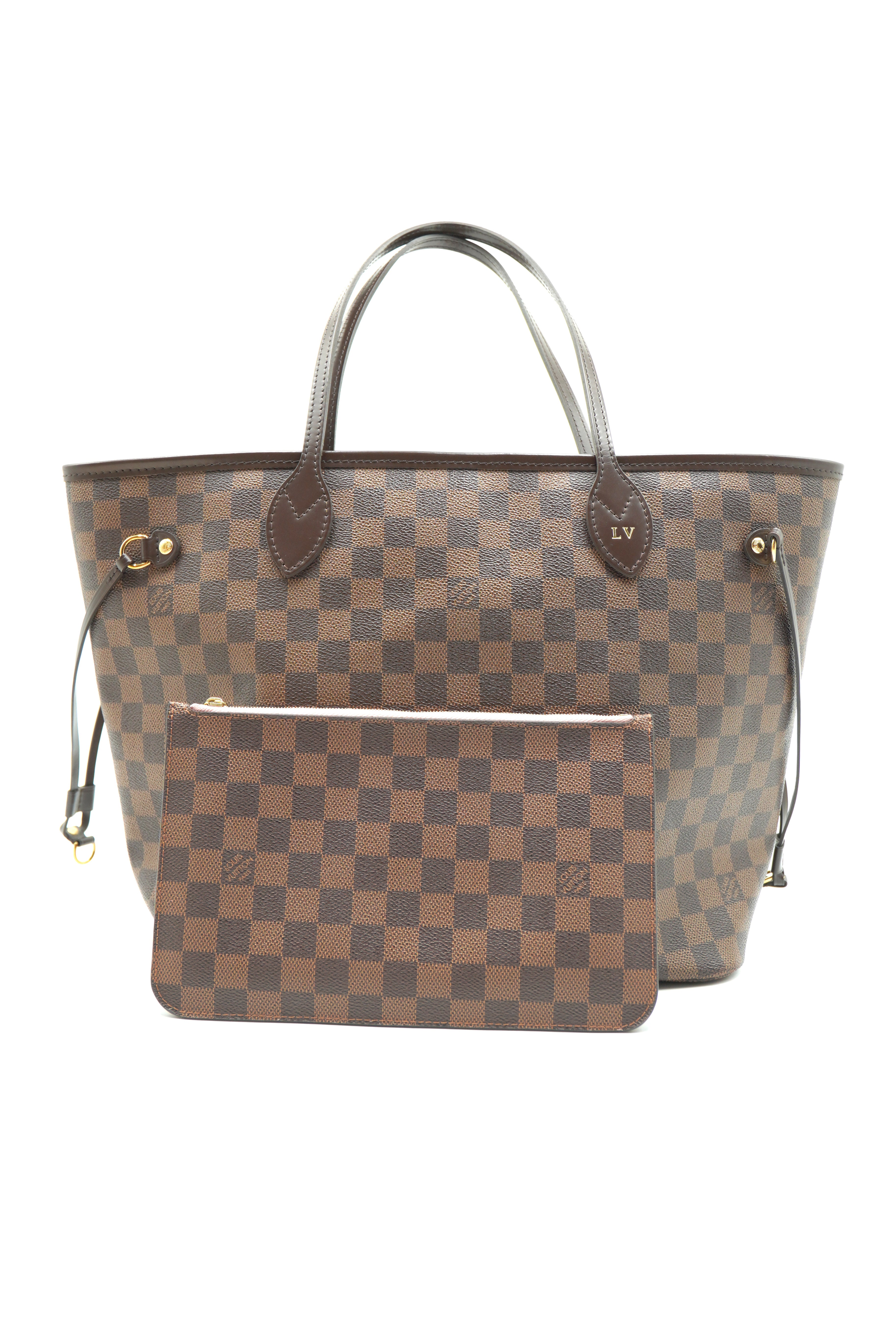 Louis Vuitton Borsa Neverfull MM Damier Ébène — Pre-owned Autentica