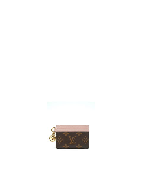 Louis Vuitton LV Charms Monogram Pink Leather Card Holder