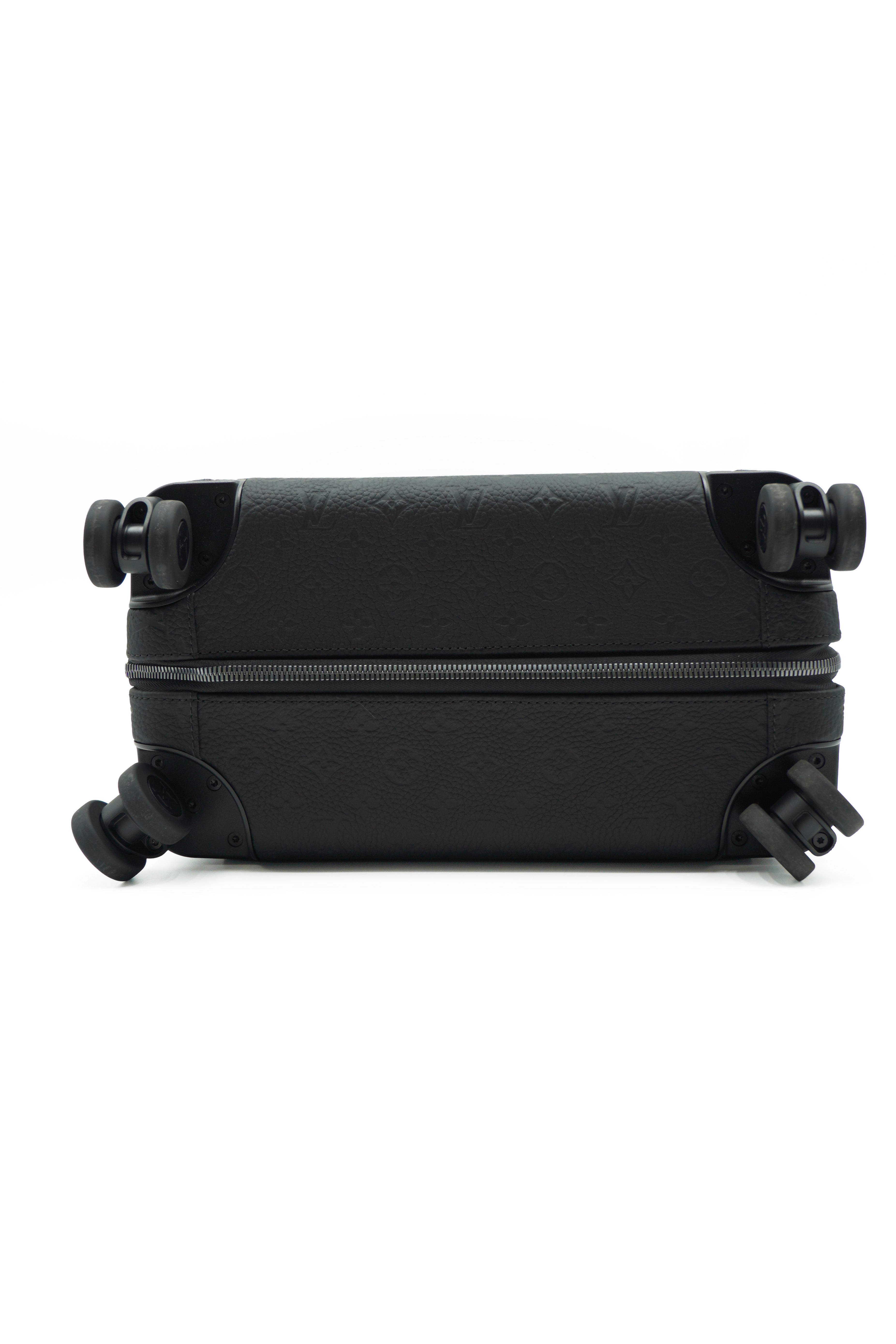 Louis Vuitton Trolley Horizon 55 Taurillon Monogram Black Leather - Authentic Used