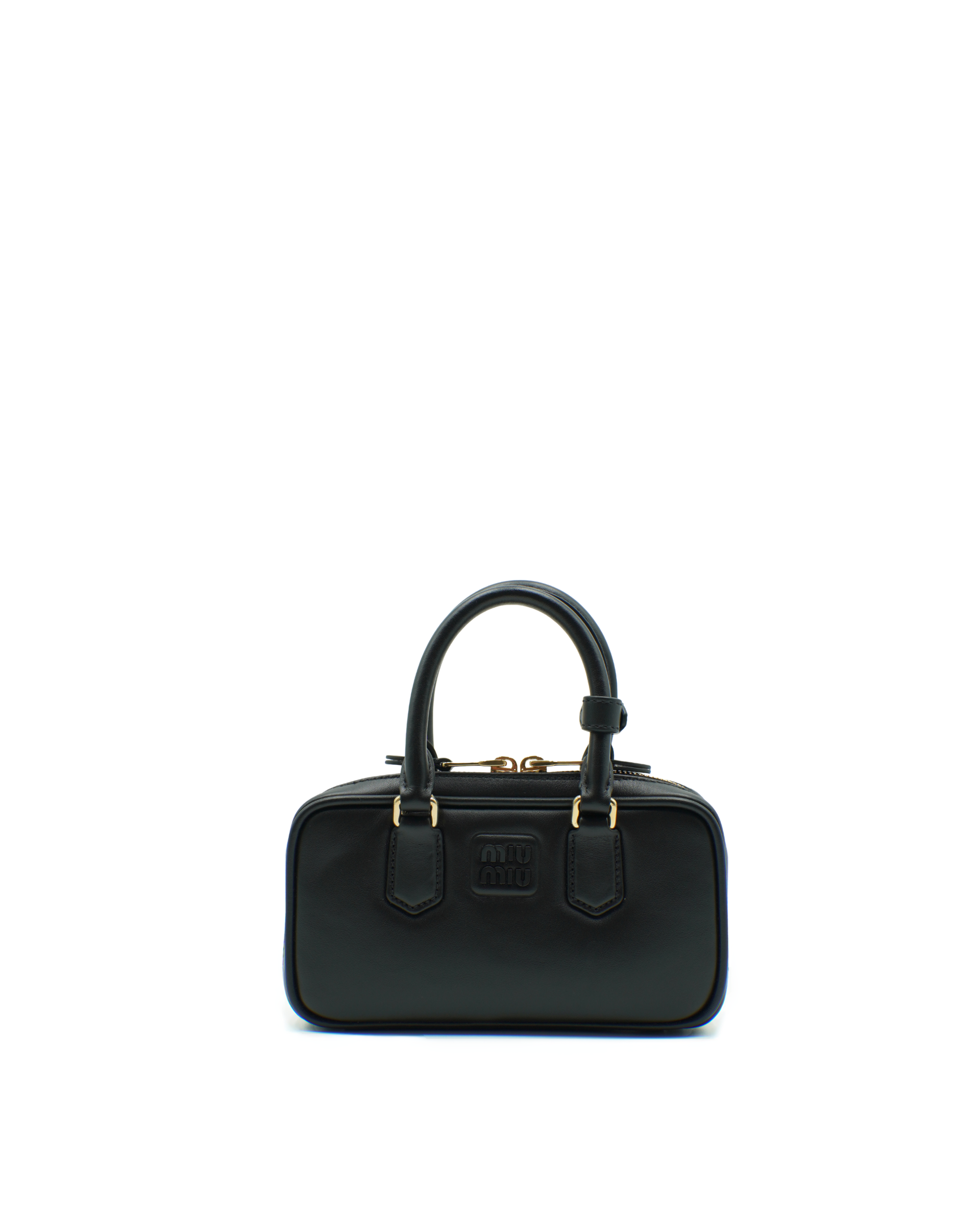 Miu Miu Black Small Arcadie Bag - Authentic Used