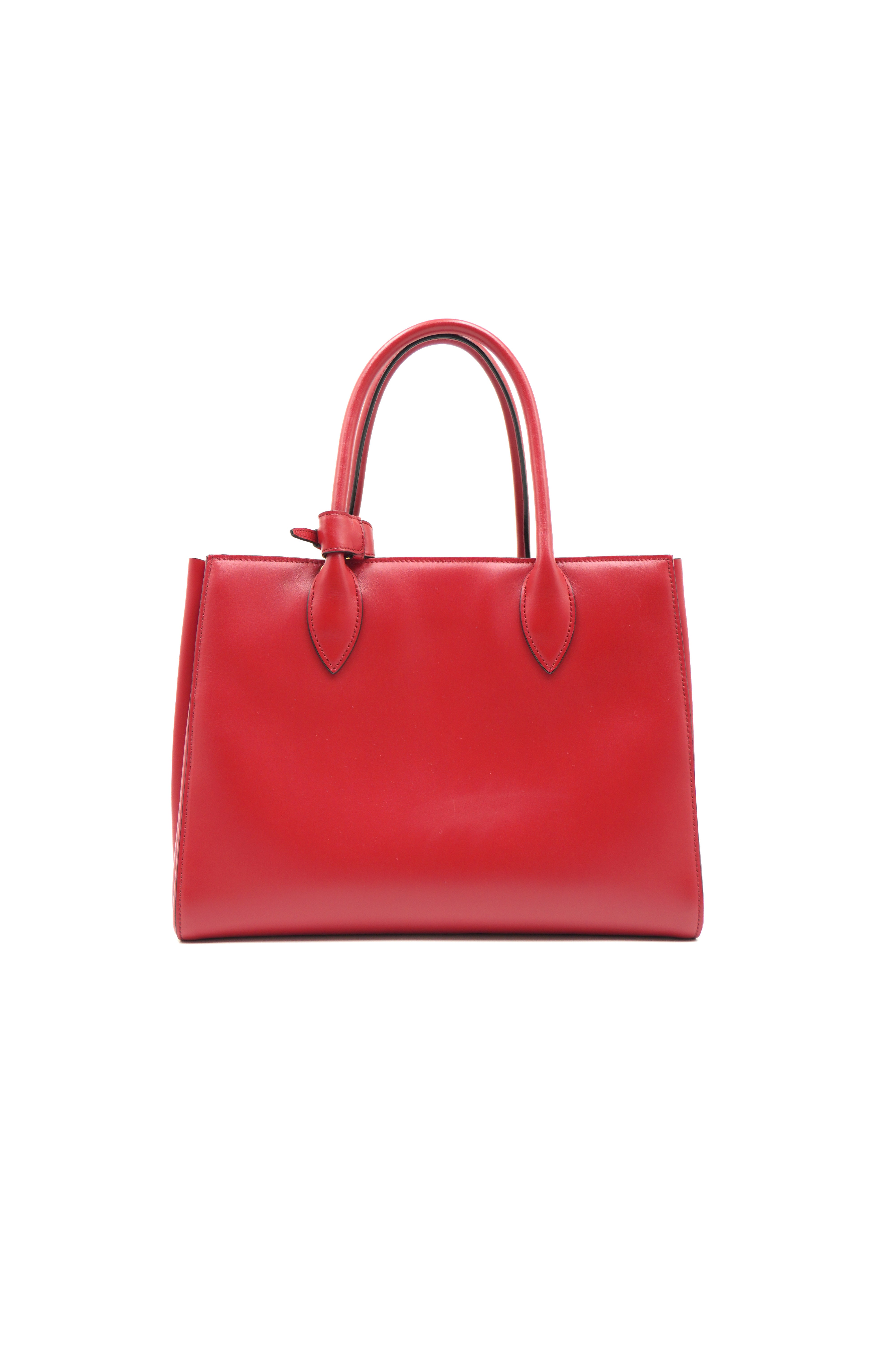 Prada Borsa Bibliothèque Pelle Rossa - Usato Autentico