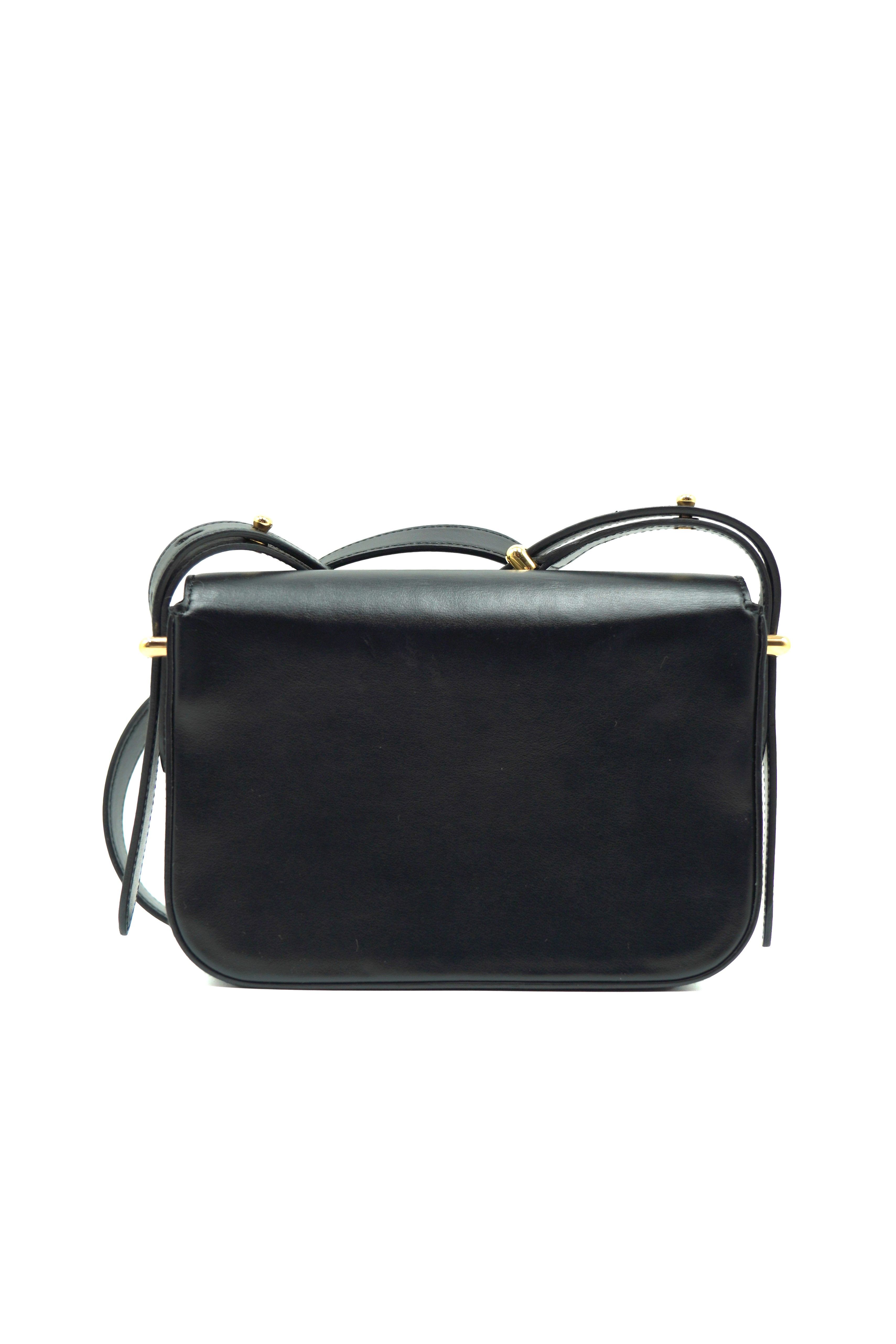 Prada Borsa Tracolla Embleme Pelle Nera - Usato Autentico