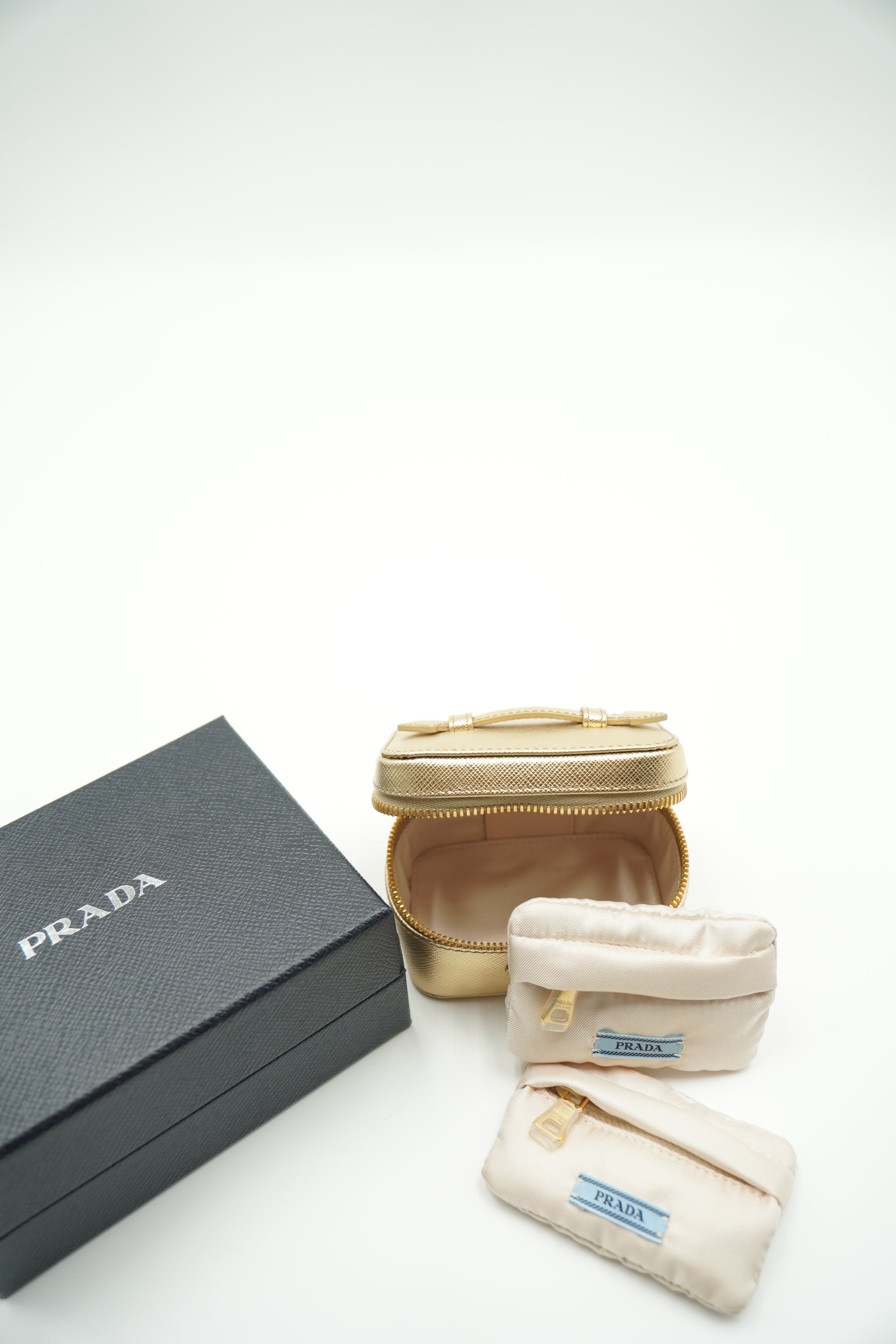 Prada Portagioie Saffiano Oro Limited Edition