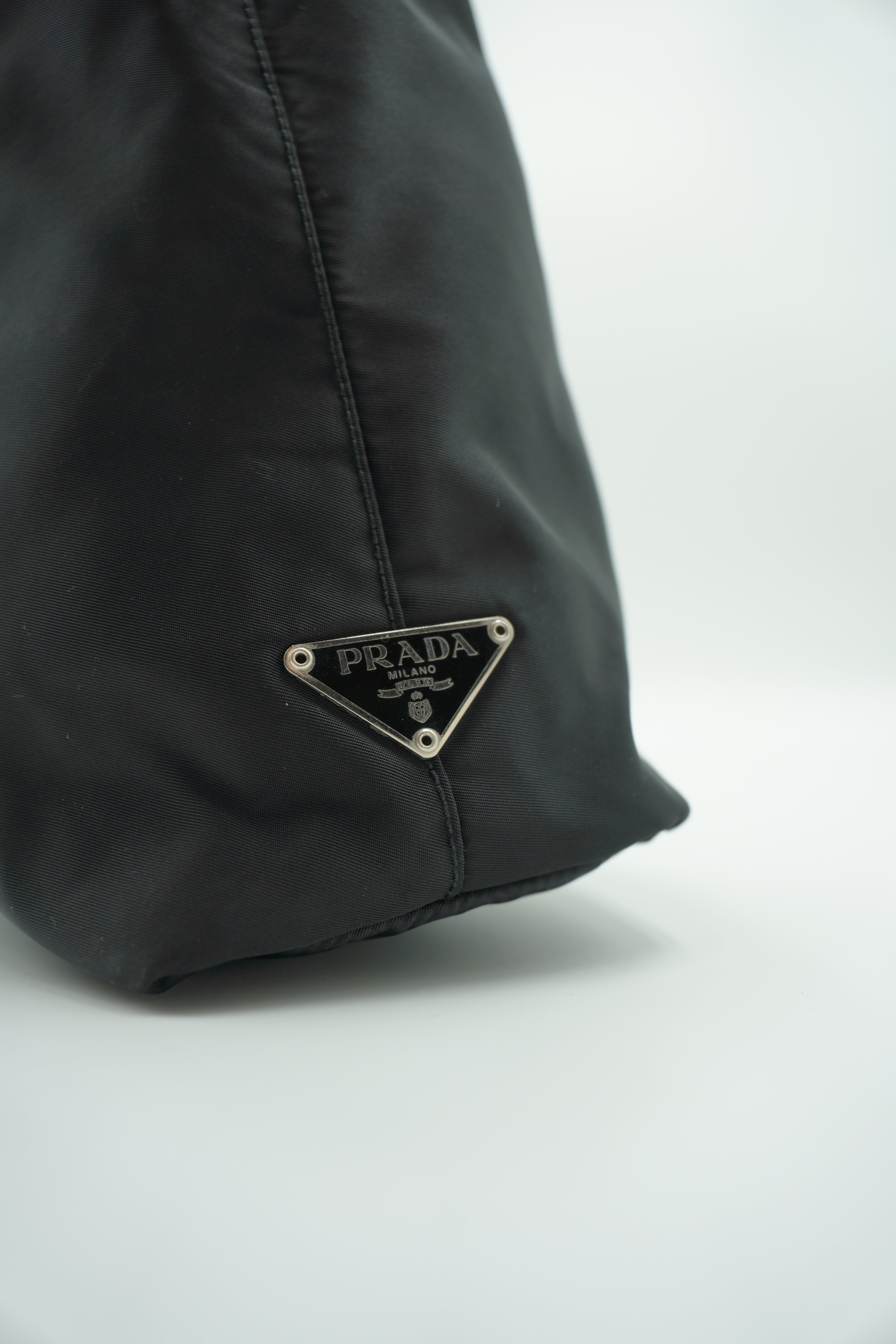 Prada Nylon Bag with Plexi Handle