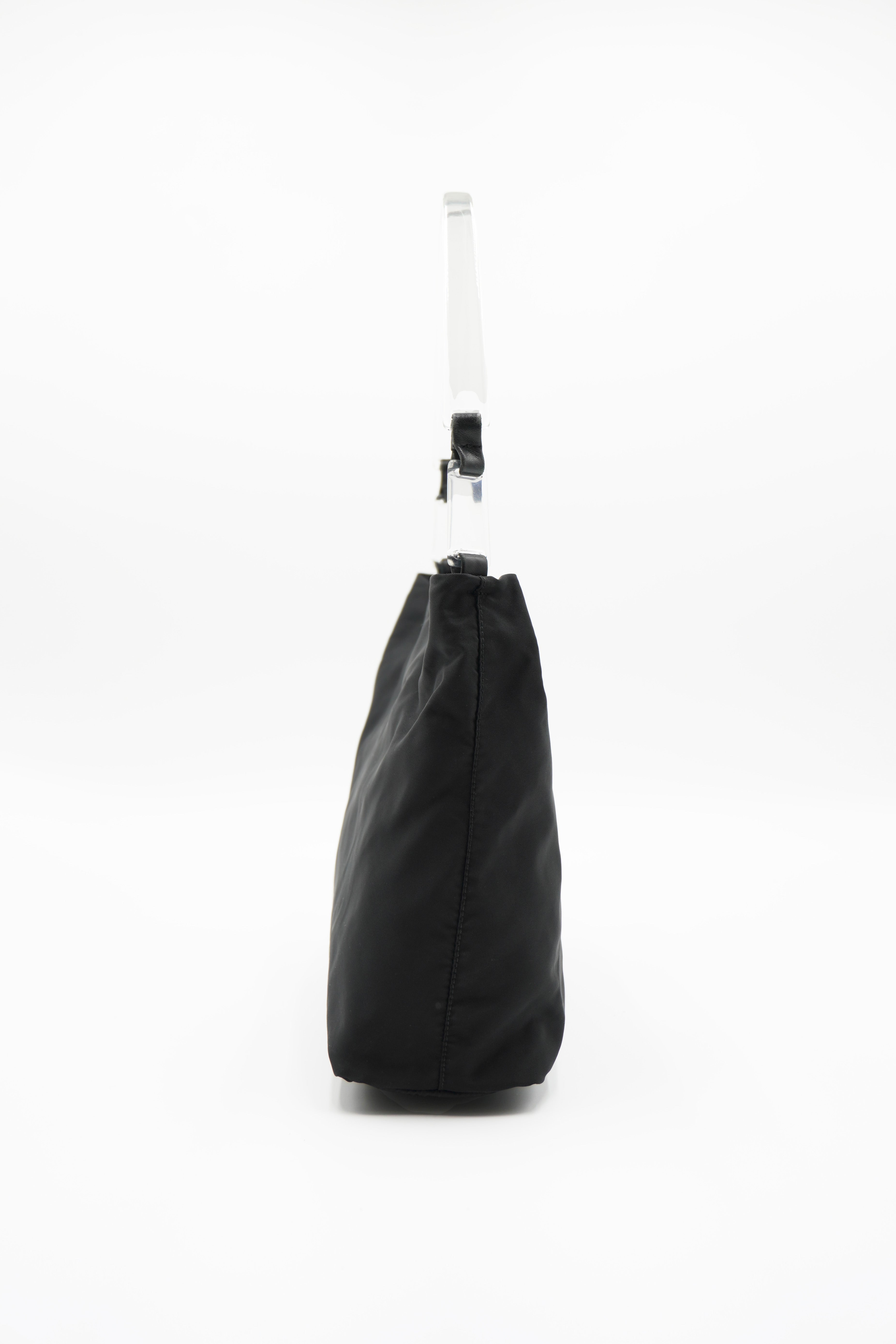Prada Nylon Bag with Plexi Handle