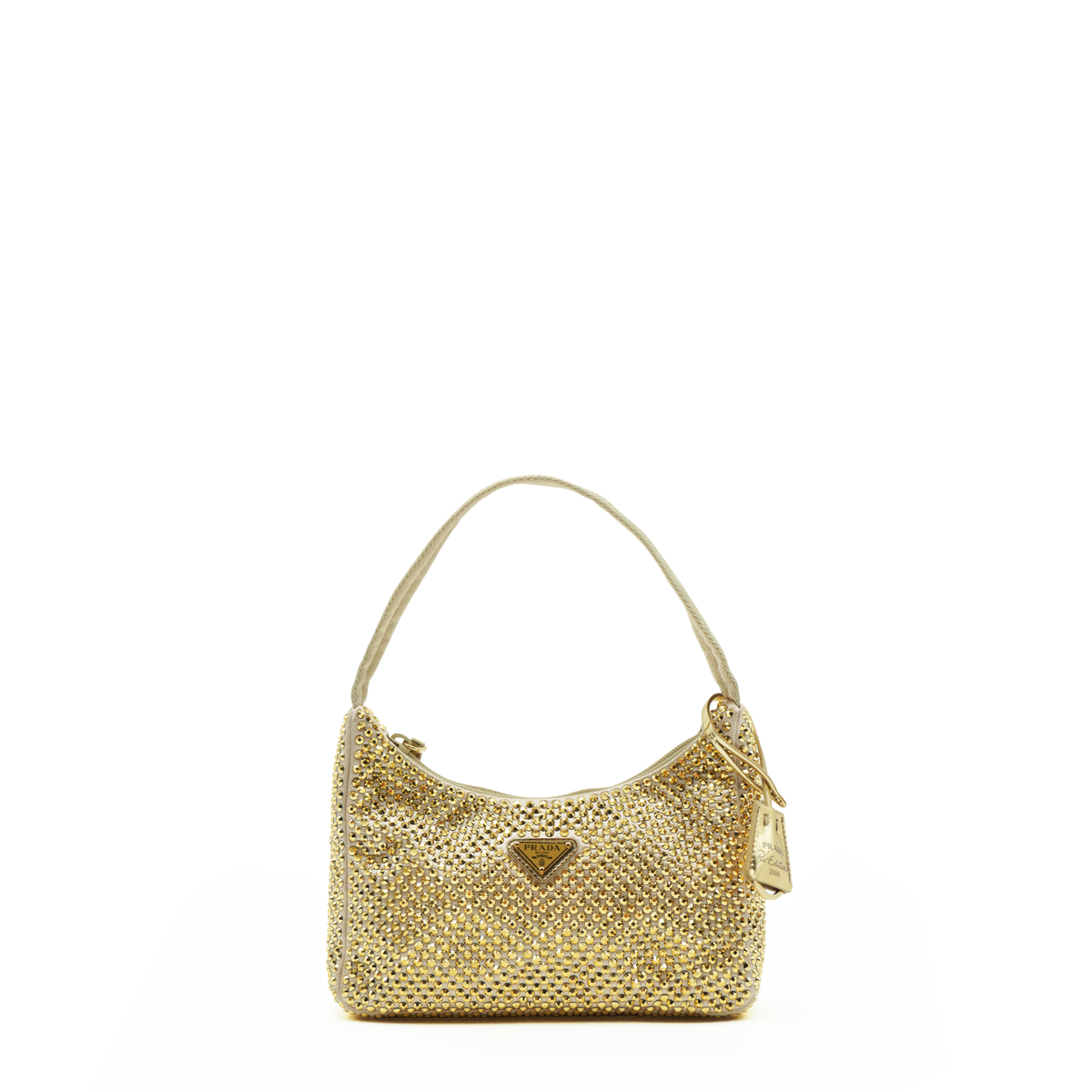 Prada Re-Edition Crystal Mini Bag with Crystals - Pre-owned Authentic