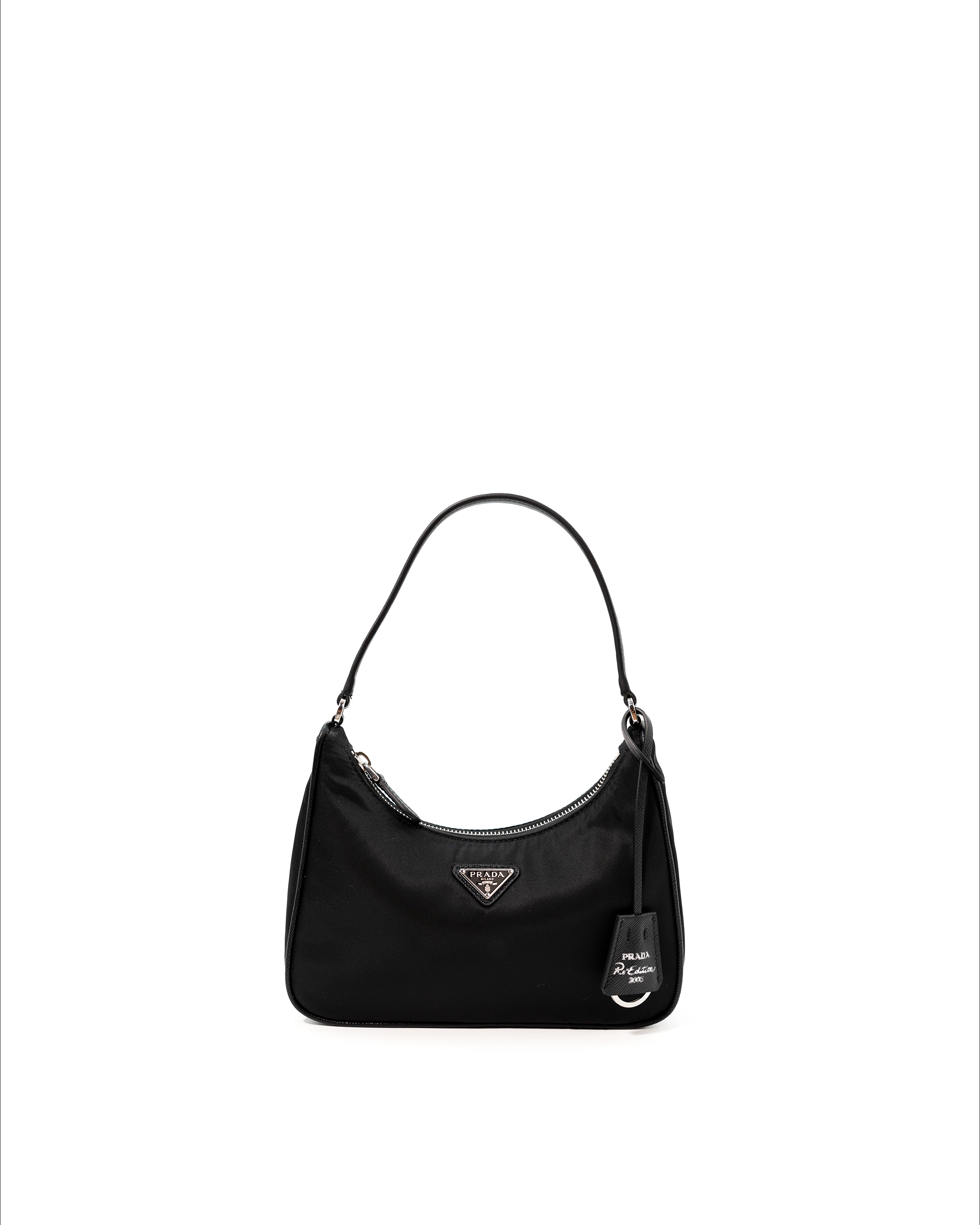 Prada Borsa Mini Re-Edition 2005 Nylon Nera — Pre-owned Autentica