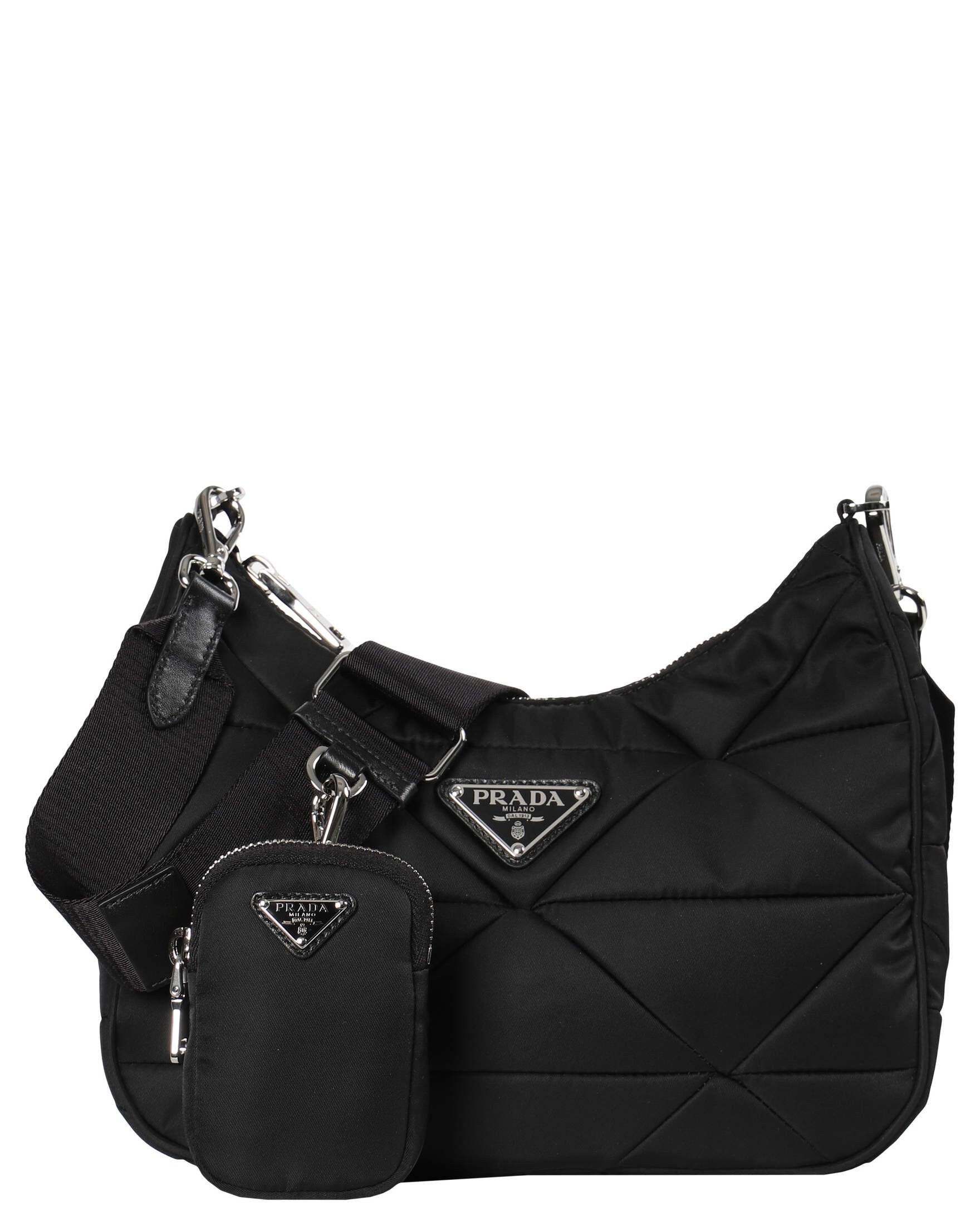 Prada Borsa a spalla in Re-Nylon imbottito