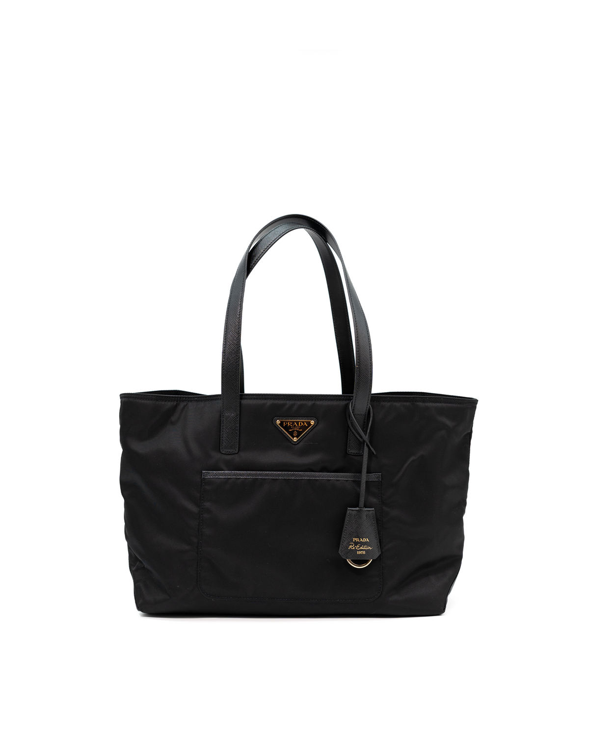Prada Borsa Tote Re-Edition 1978 Large Re-Nylon Nera — Pre-owned Autentica