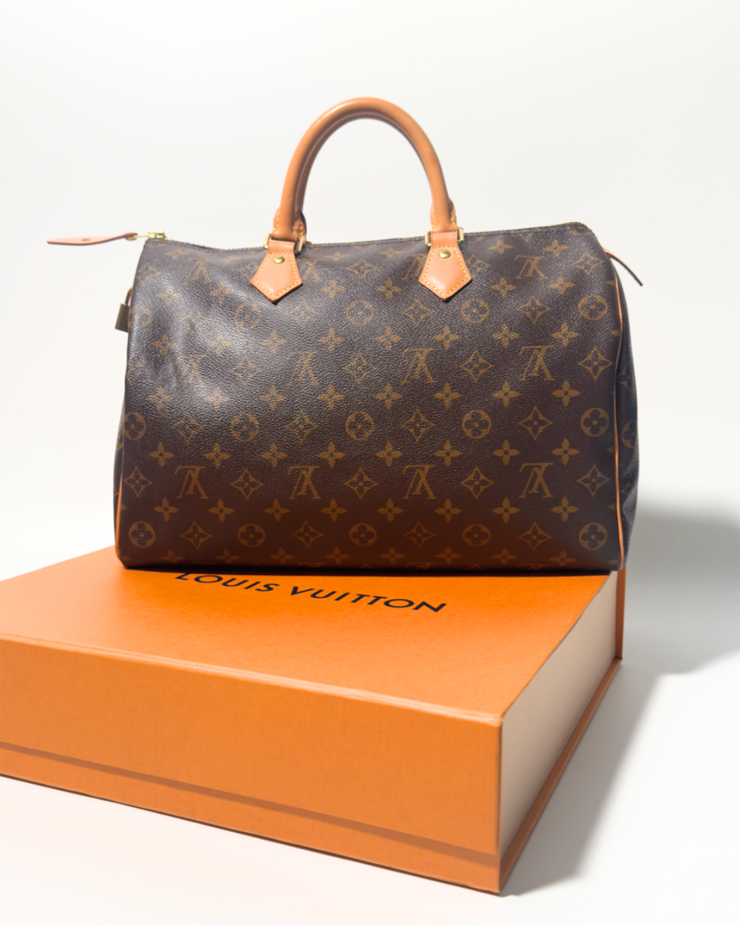 Louis Vuitton Borsa Speedy 35 Tela Monogram Marrone pre-owned certificata - Aurea Luxury Lab