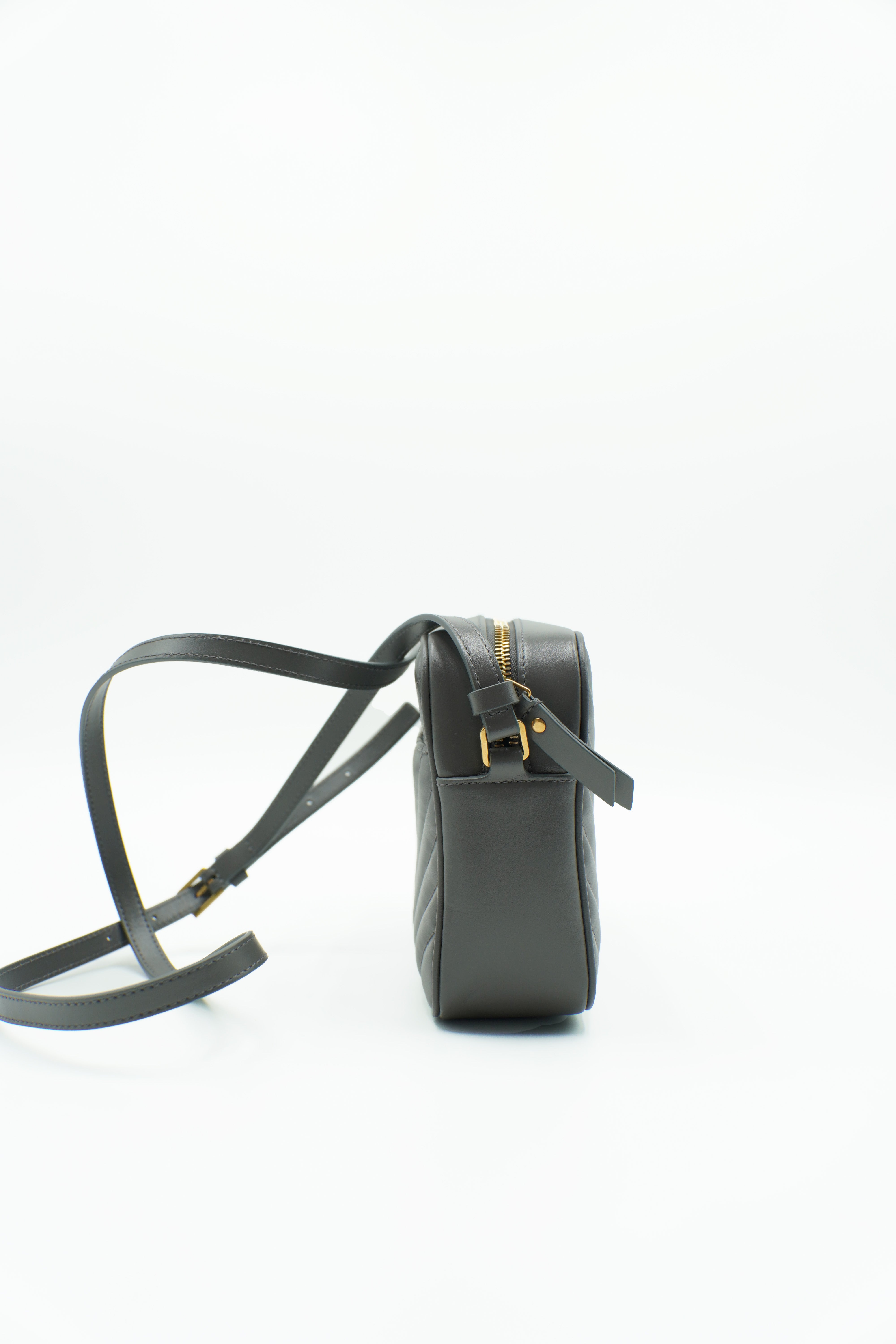 Sain Laurent Borsa Camera Bag Lou Grigio