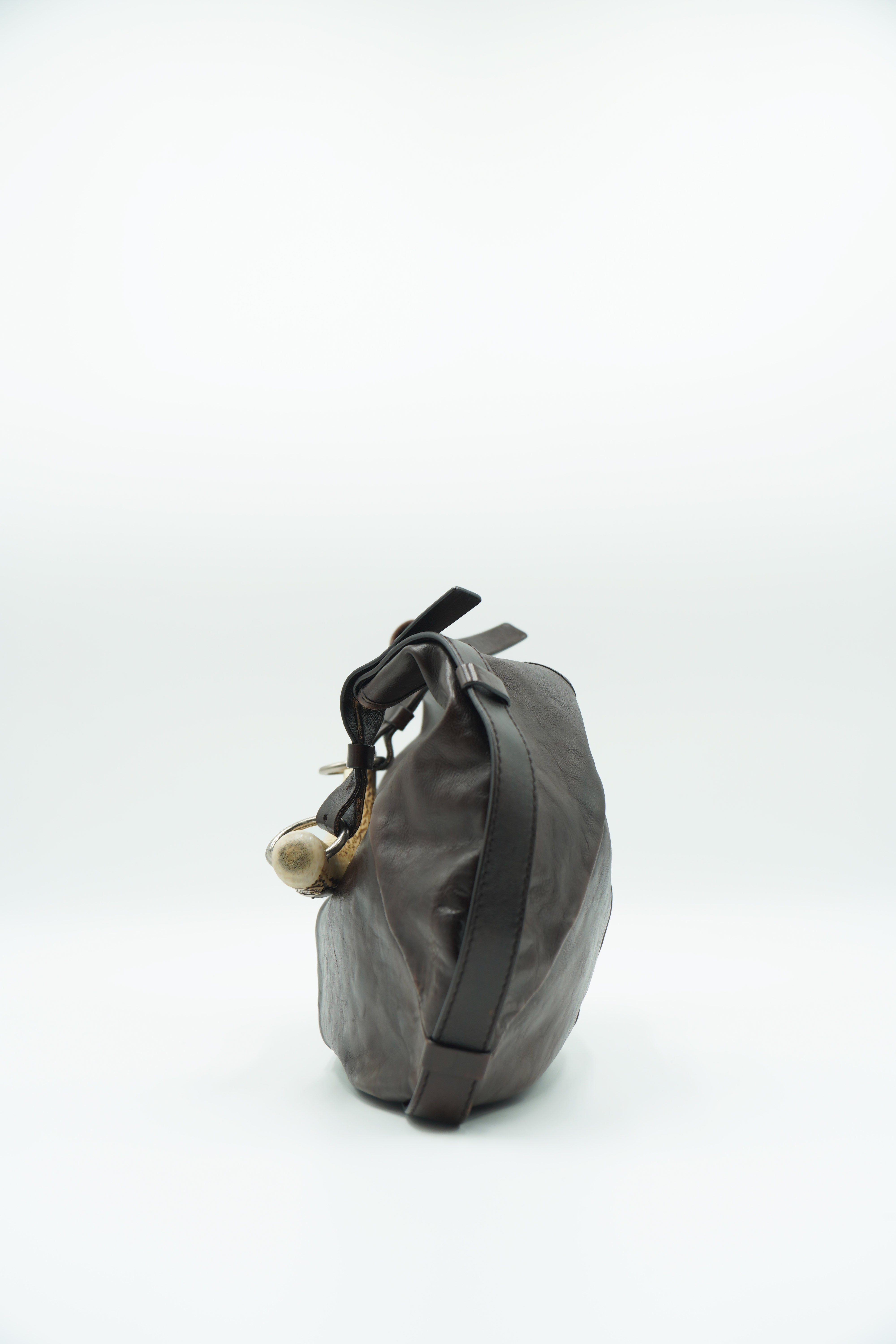 Saint Laurent Borsa Mombasa Pelle Marrone