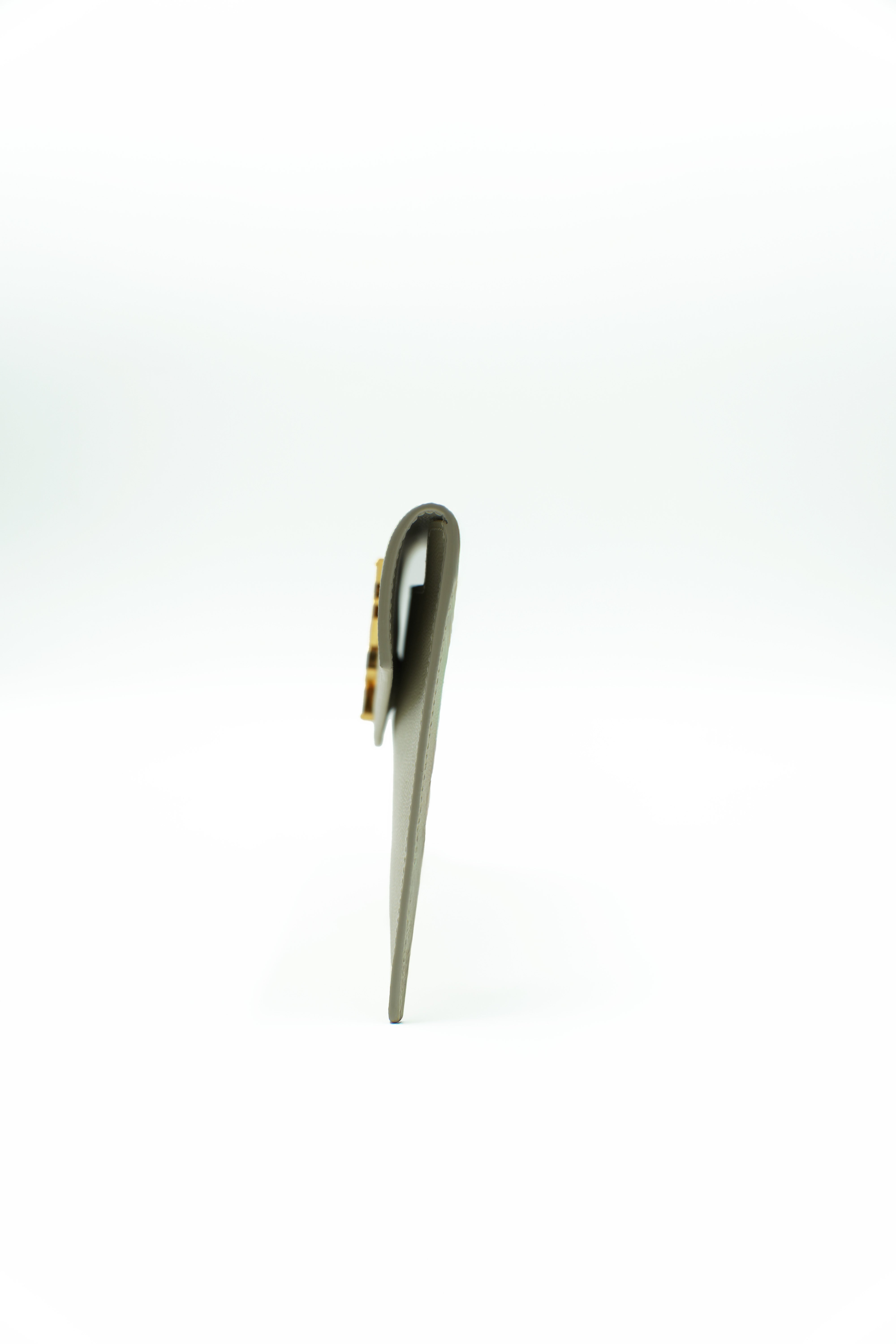 Saint Laurent Pochette Uptown Pelle Groffata Beige