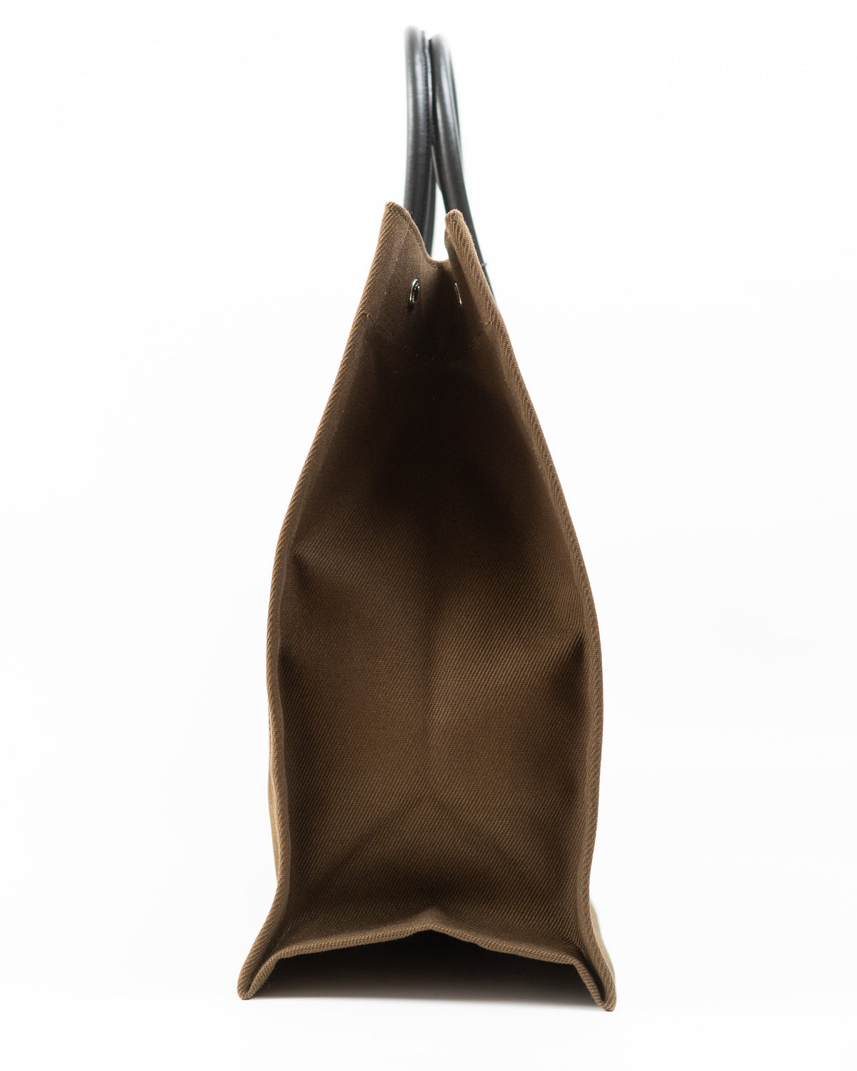 Saint Laurent Borsa Tote Rive Gauche Tela Marrone usata autentica - Aurea Luxury Lab