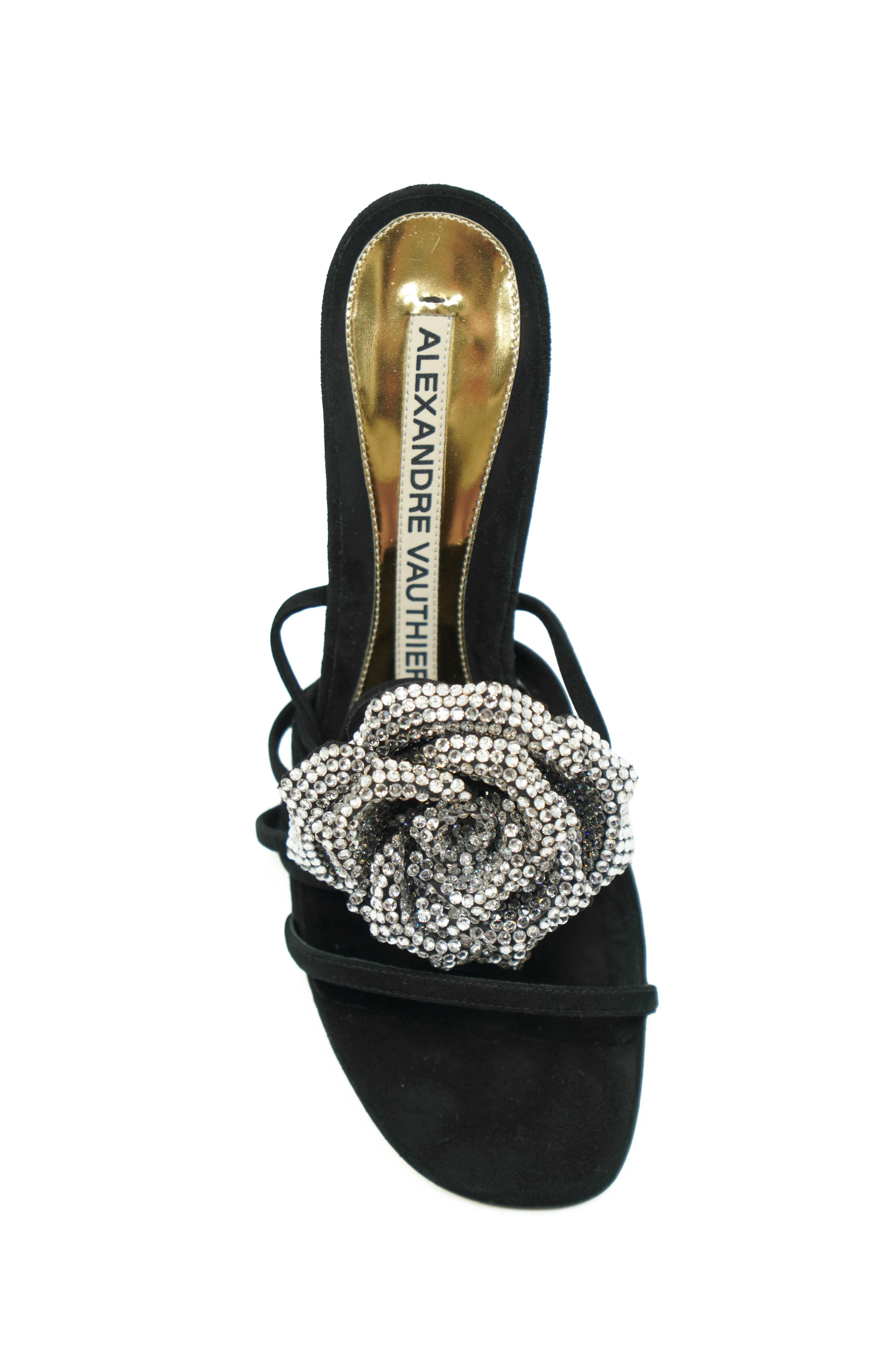 Sandali Alexandre Vauthier fiore in strass