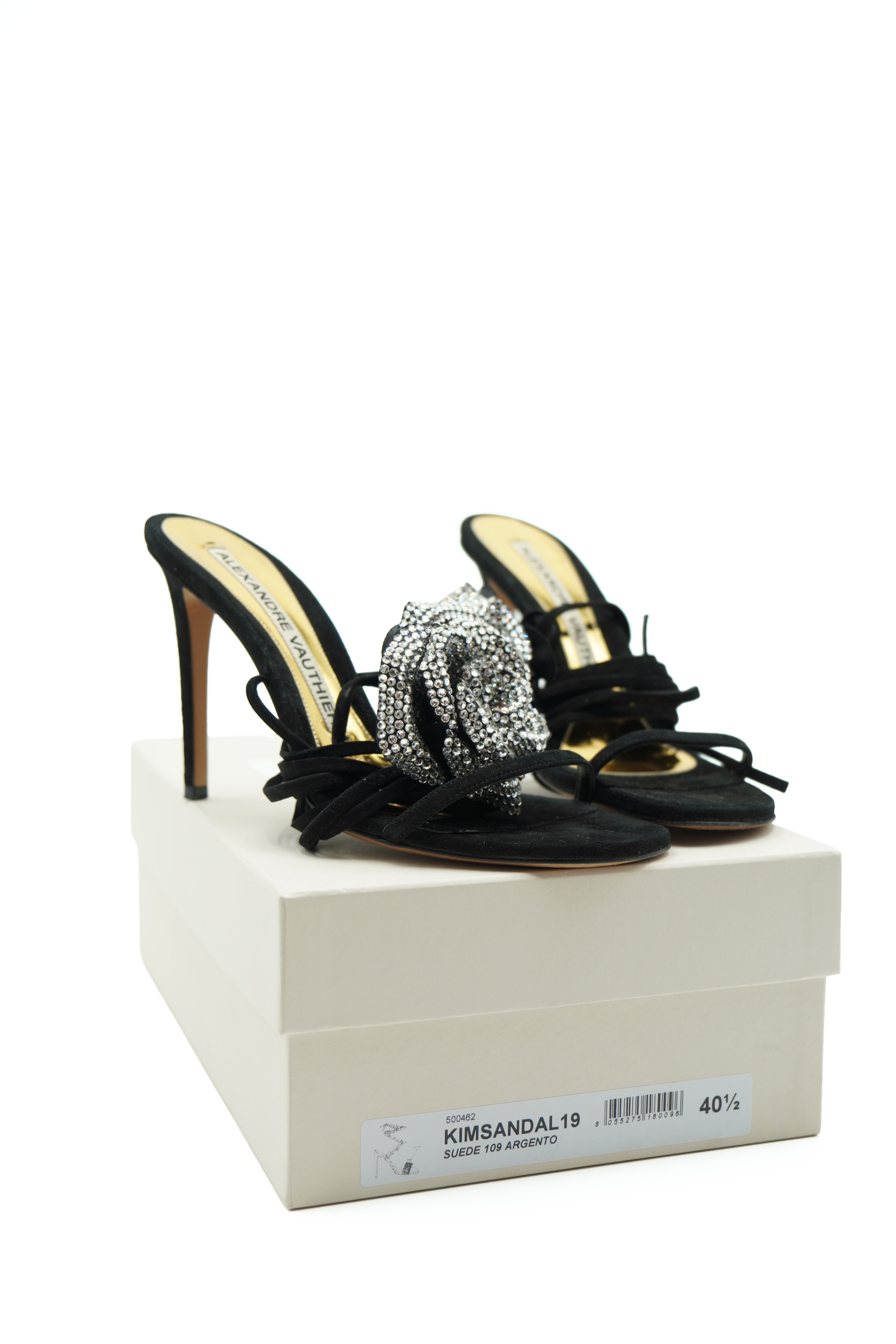 Sandali Alexandre Vauthier fiore in strass