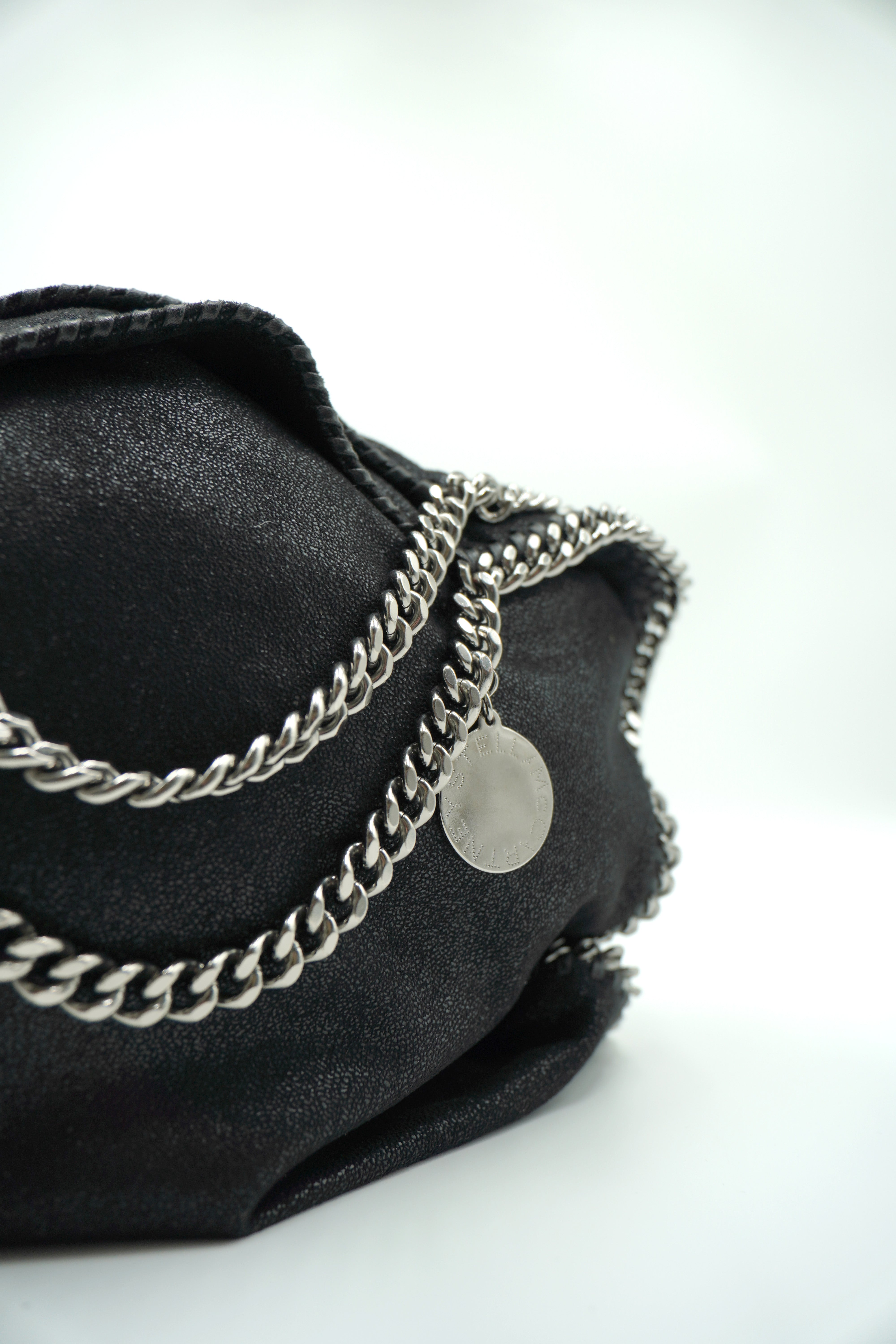 Stella McCartney Borsa Tote Falabella Pieghevole Nera - Usata Autentica