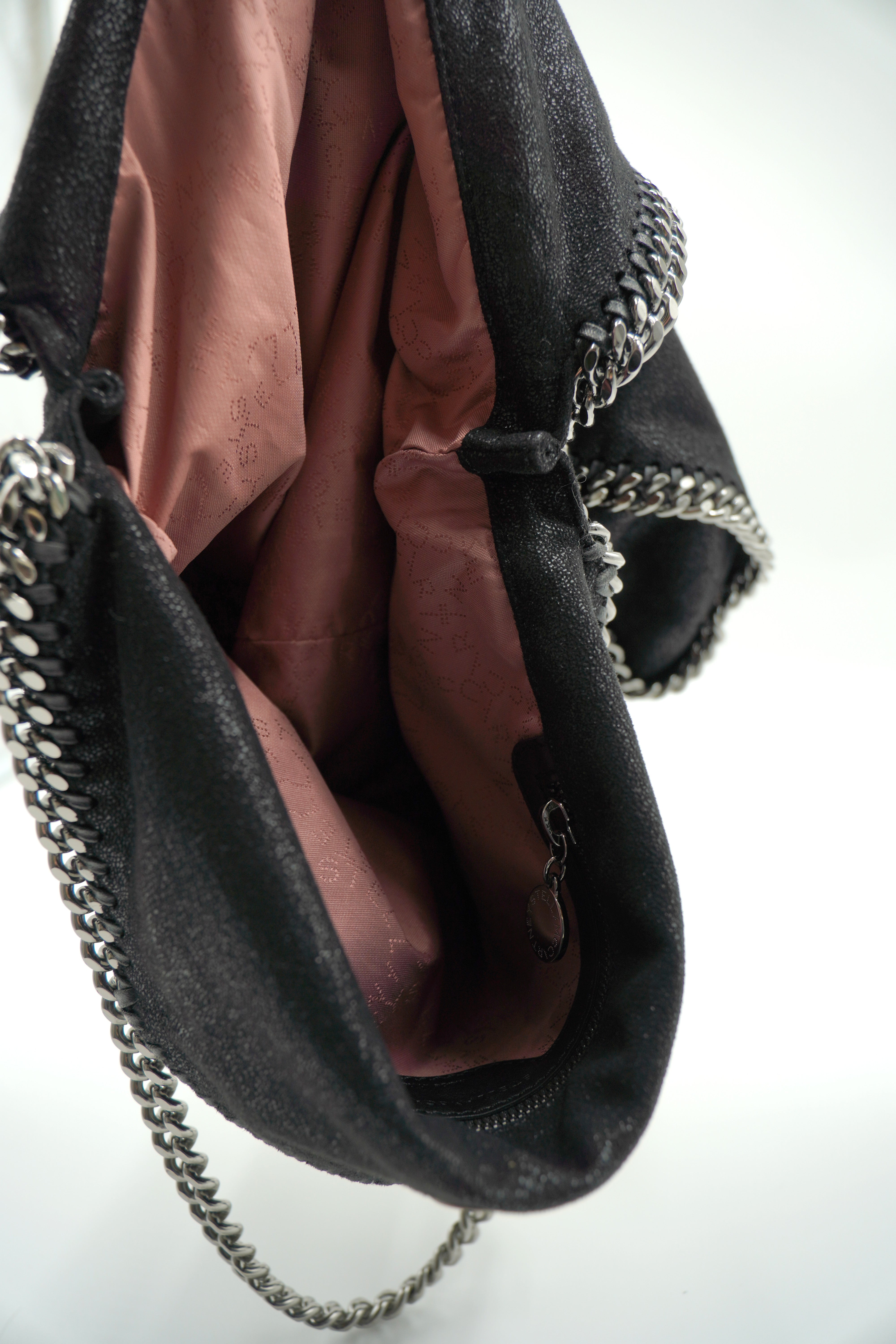 Stella McCartney Borsa Tote Falabella Pieghevole Nera - Usata Autentica