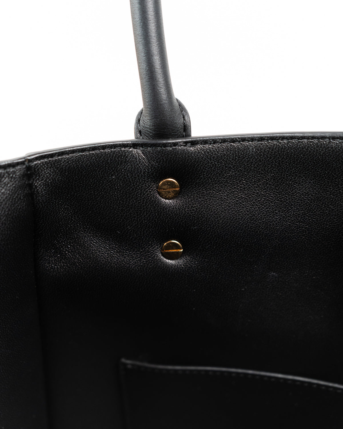 Valentino Garavani Borsa Tote VLogo Side Pelle Nera luxury resale certificata - Aurea Luxury Lab