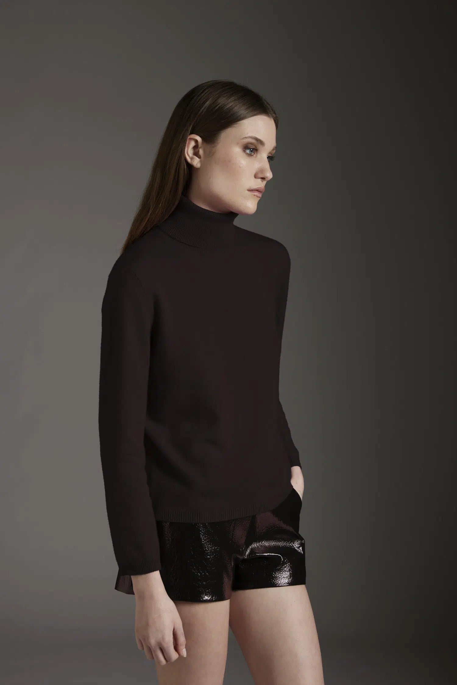 Kangra Women's Regular Fit 100% Cashmere Turtleneck