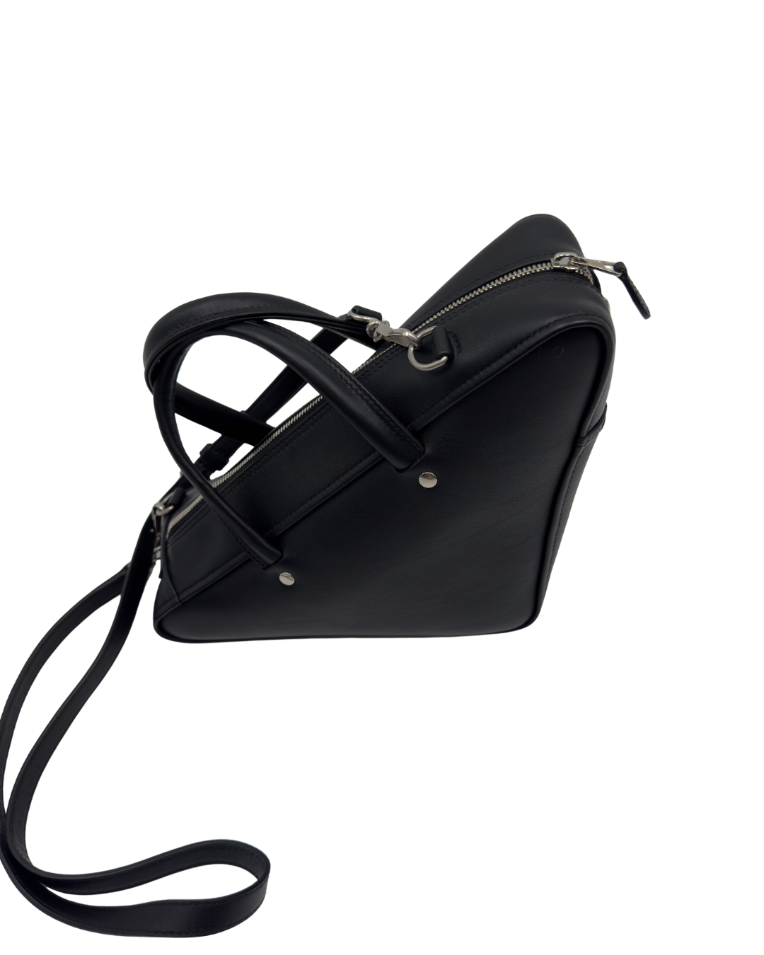 Balenciaga Triangle Duffle bag nera pelle
